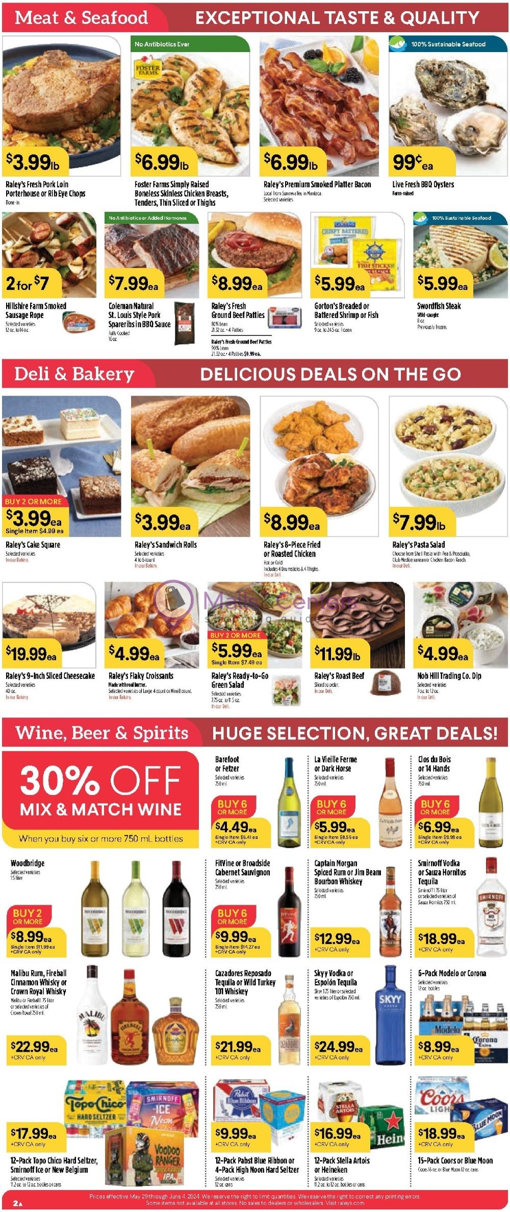 Weekly ad for Raley's valid: 05/29/2024 - 06/04/2024, page 4