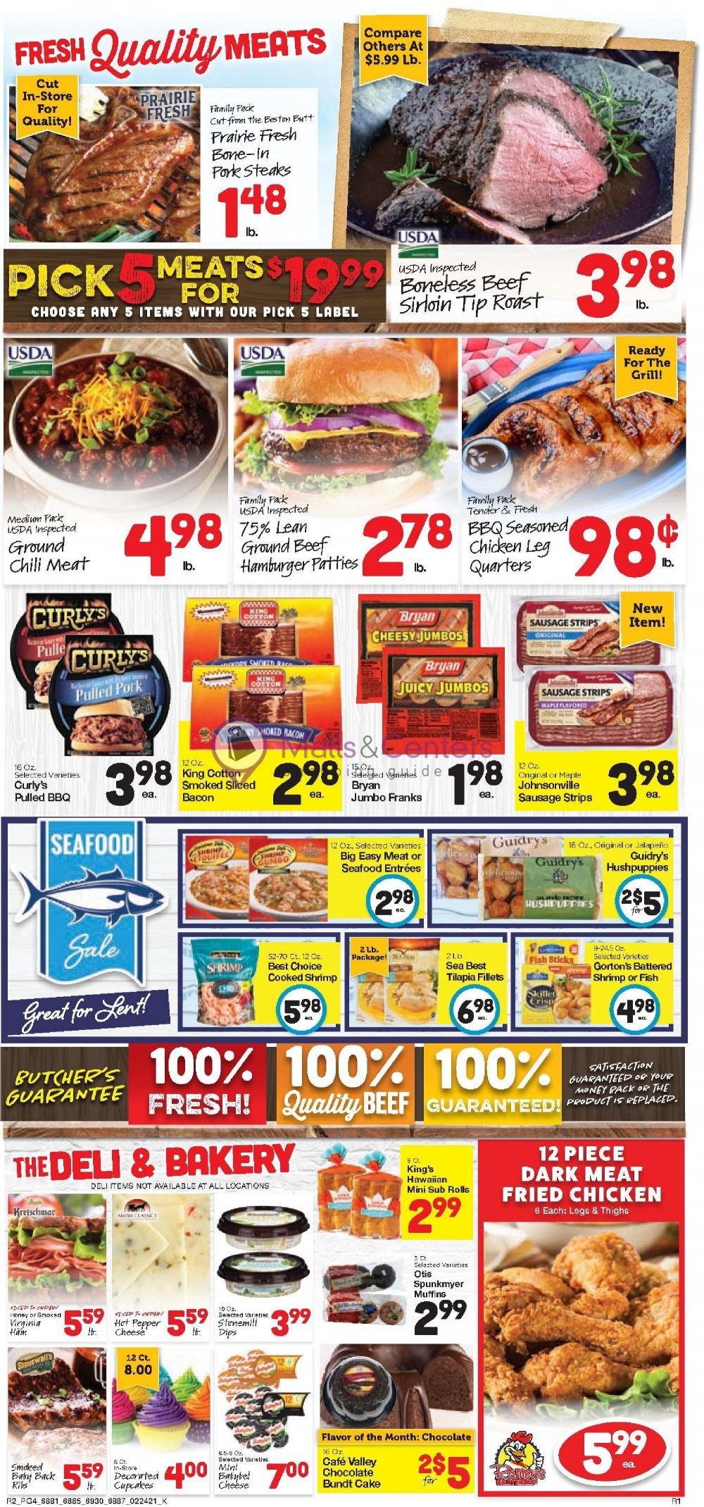 Ramey's Weekly ad valid from 02/24/2021 to 03/02/2021 MallsCenters