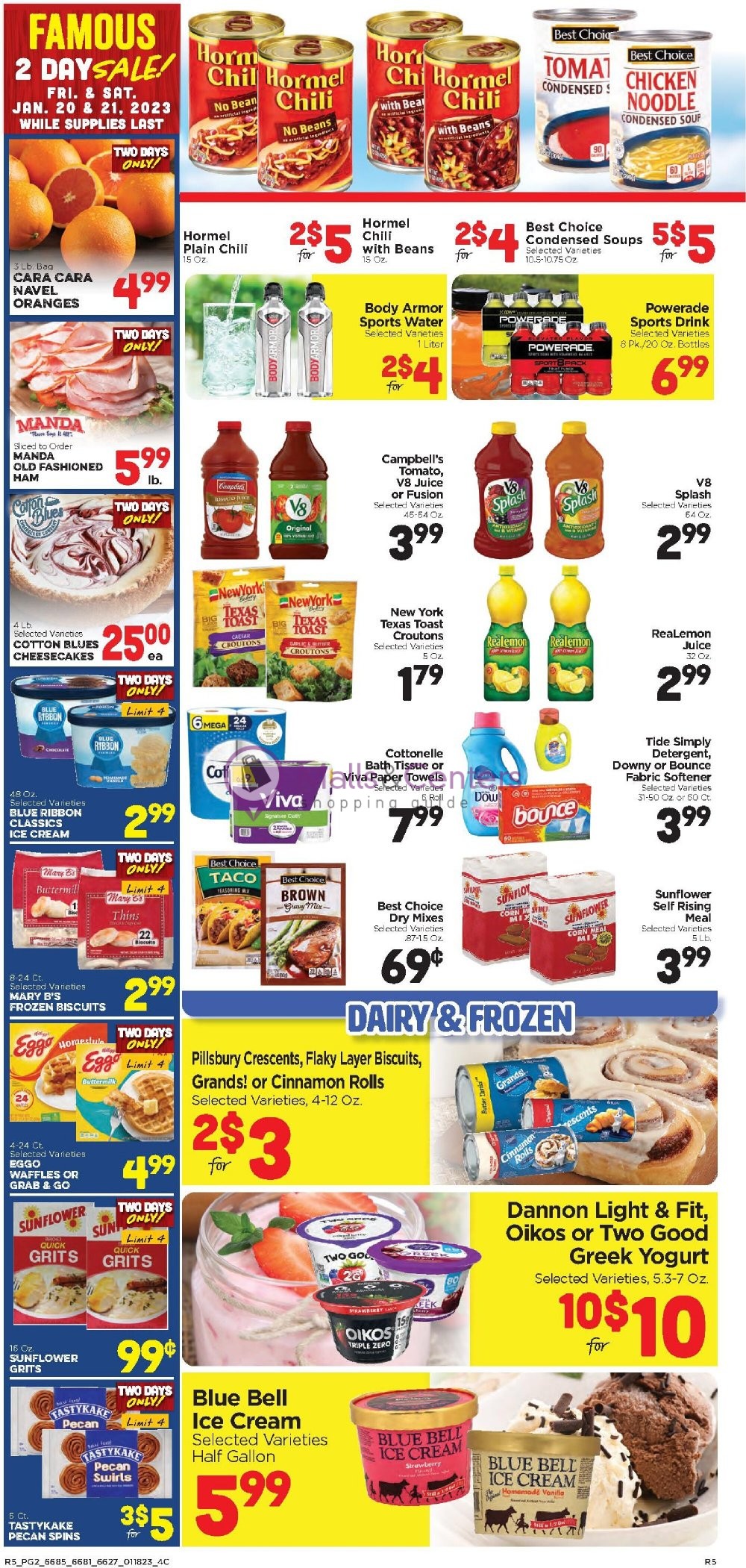 Ramey's Weekly ad valid from 01/18/2023 to 01/24/2023 MallsCenters