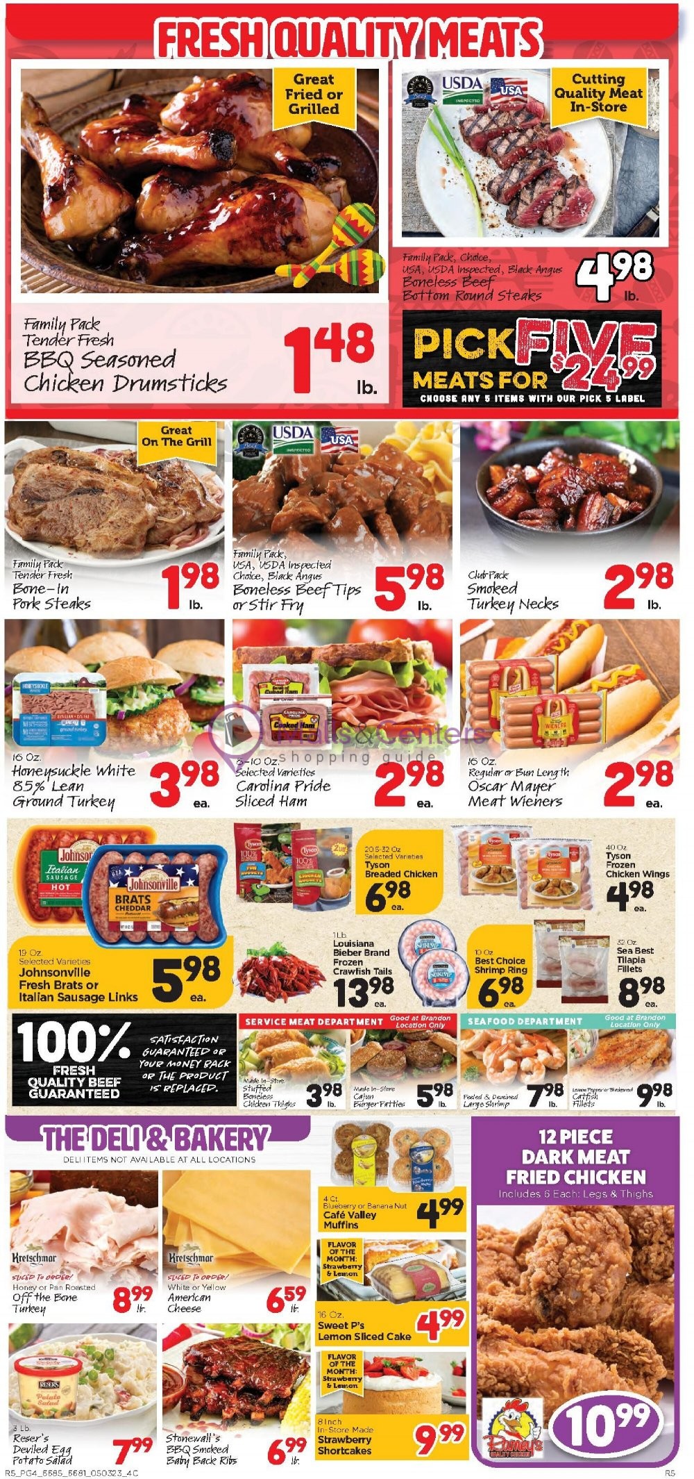 Ramey's Weekly ad valid from 05/03/2023 to 05/09/2023 MallsCenters