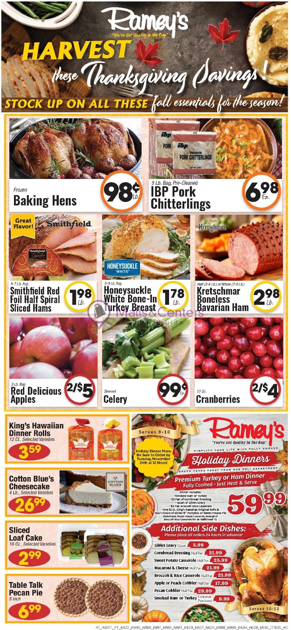 Ramey's Weekly Ad sales & flyers specials MallsCenters