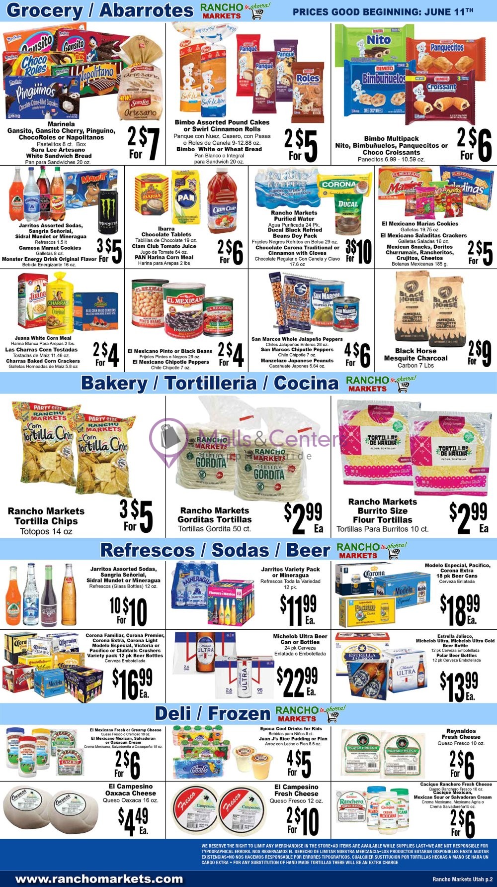Weekly ad for Rancho Markets valid: 06/11/2024 - 06/17/2024, page 2