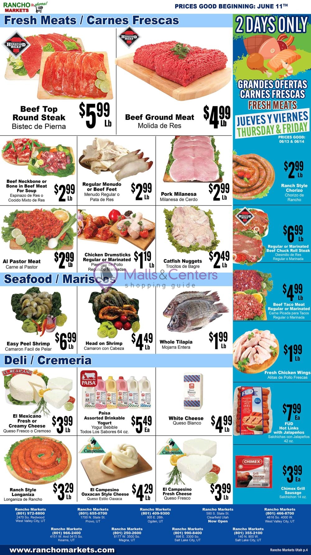 Weekly ad for Rancho Markets valid: 06/11/2024 - 06/17/2024, page 4