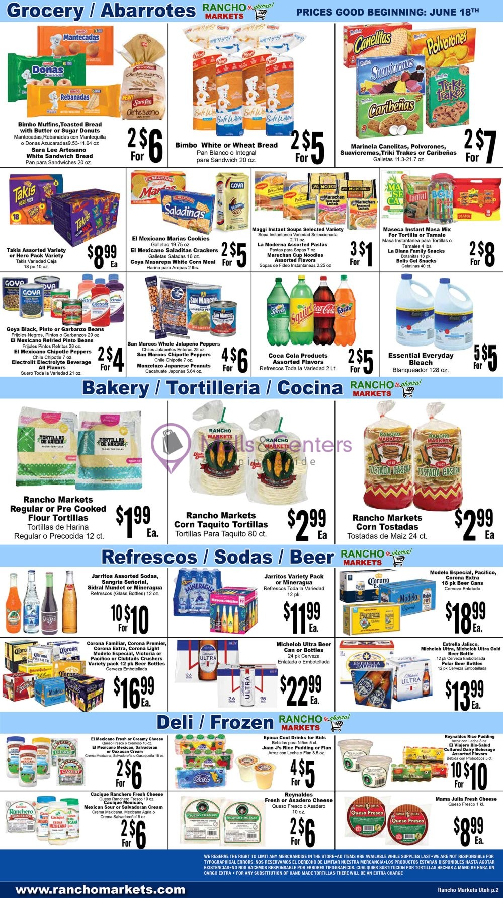 Weekly ad for Rancho Markets valid: 06/18/2024 - 06/24/2024, page 2