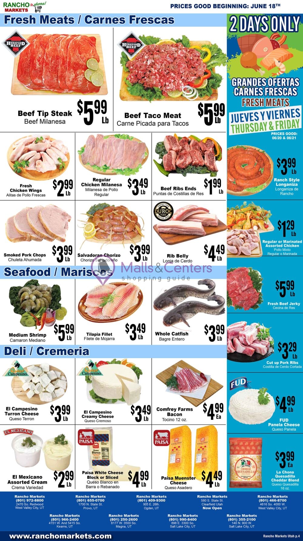 Weekly ad for Rancho Markets valid: 06/18/2024 - 06/24/2024, page 4