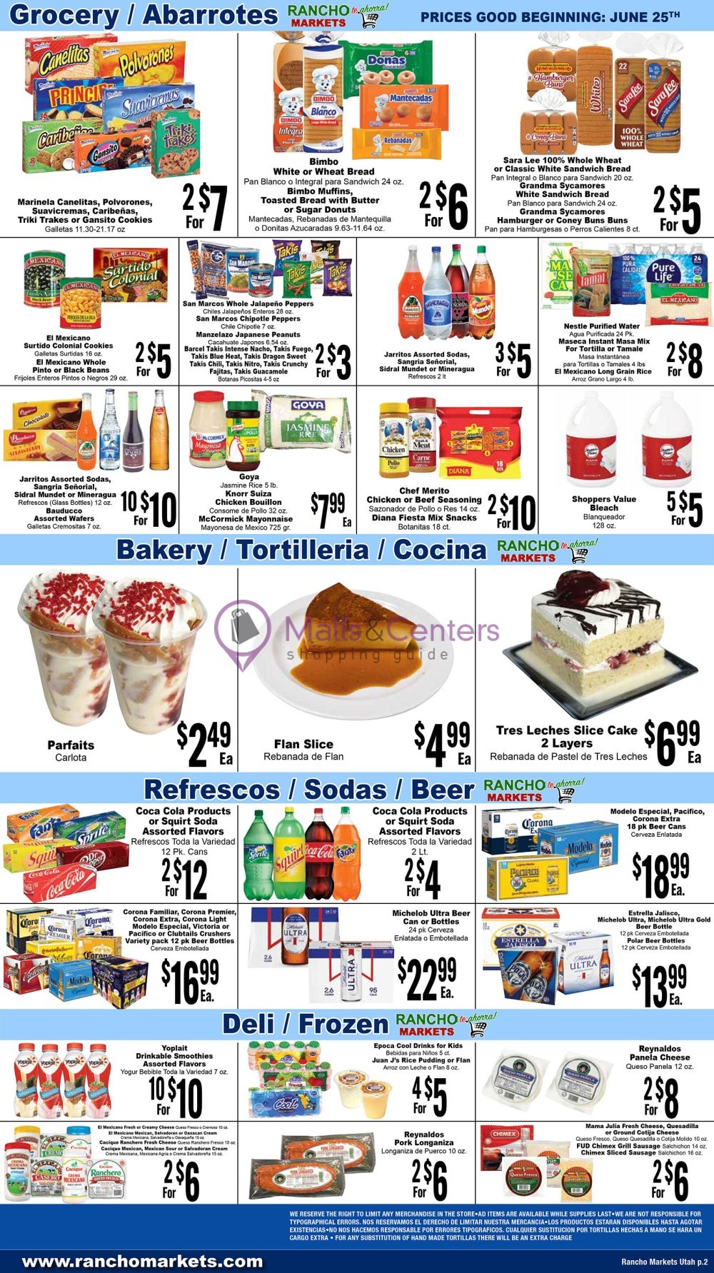 Weekly ad for Rancho Markets valid: 06/25/2024 - 07/01/2024, page 2