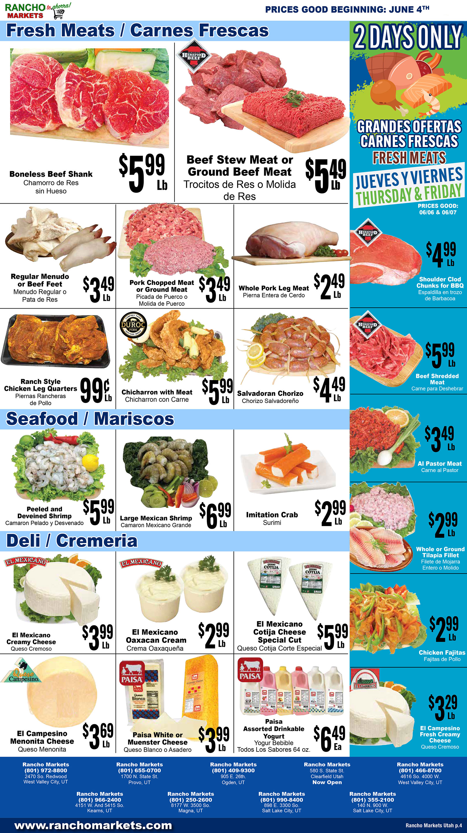 Weekly ad for Rancho Markets valid: 06/04/2024 - 06/10/2024, page 4
