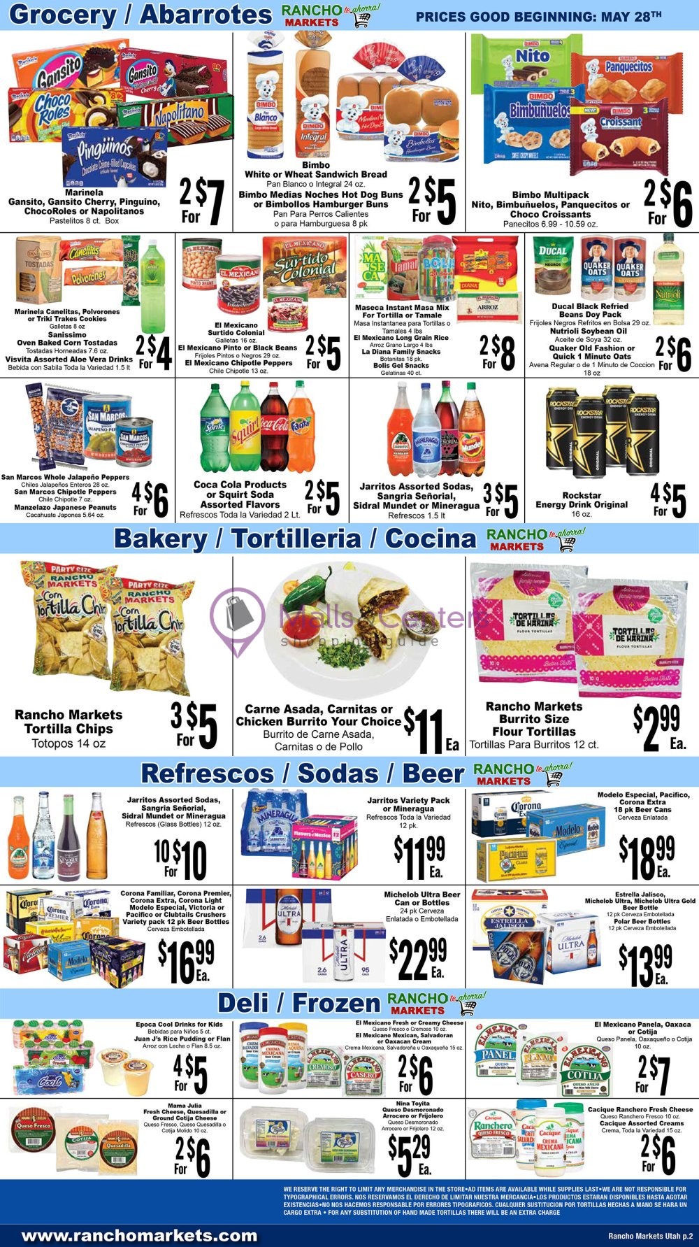 Weekly ad for Rancho Markets valid: 05/28/2024 - 06/03/2024, page 2