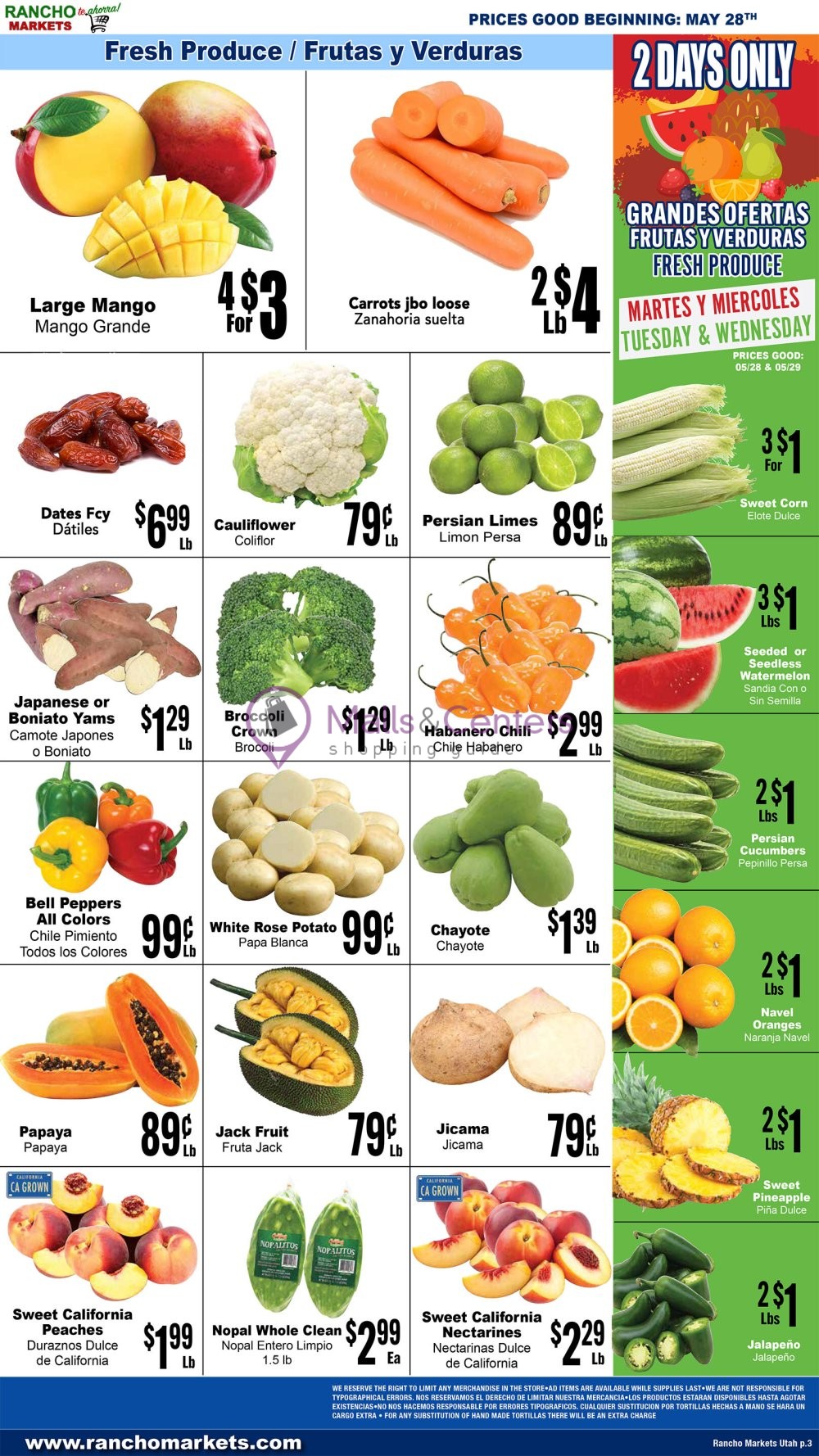 Weekly ad for Rancho Markets valid: 05/28/2024 - 06/03/2024, page 3