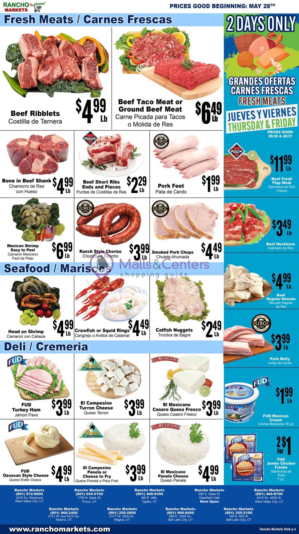 Weekly ad for Rancho Markets valid: 05/28/2024 - 06/03/2024, page 4