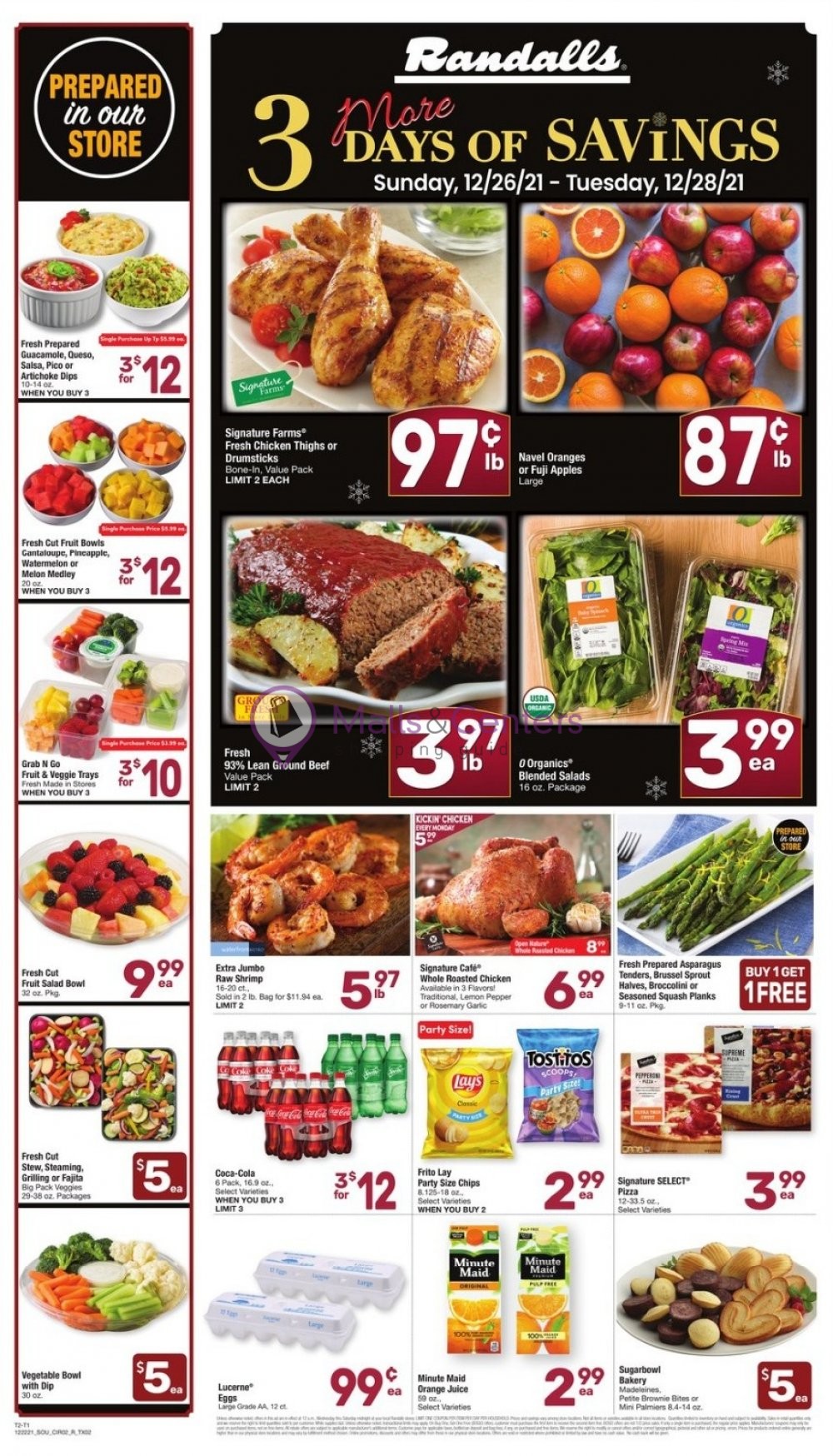 Randalls Weekly ad valid from 12/26/2021 to 12/28/2021 MallsCenters