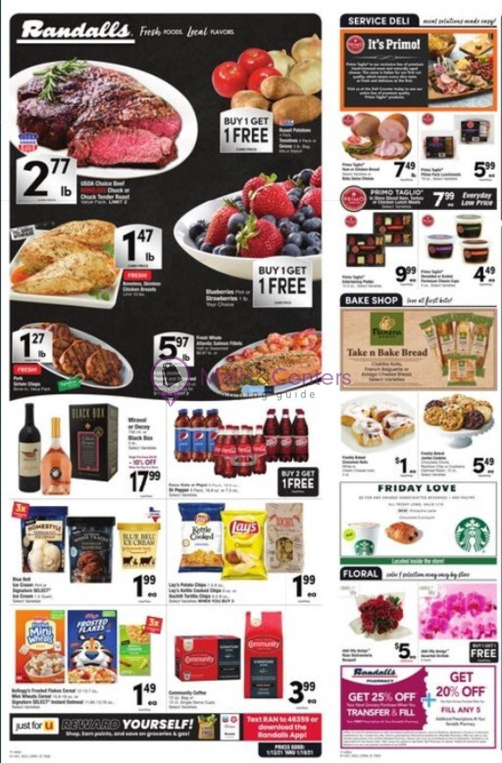 Randalls Weekly ad valid from 01/13/2021 to 01/19/2021 MallsCenters