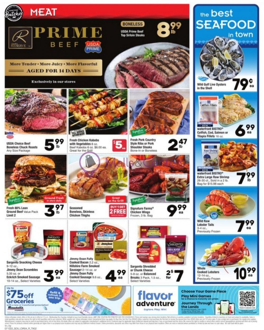 Randalls Weekly ad valid from 07/13/2022 to 07/19/2022 MallsCenters