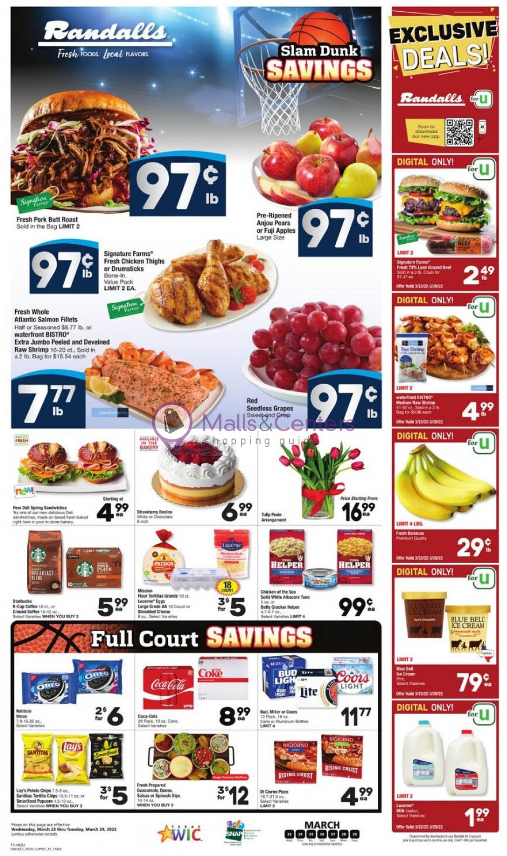 Randalls Weekly ad valid from 03/23/2022 to 03/29/2022 MallsCenters