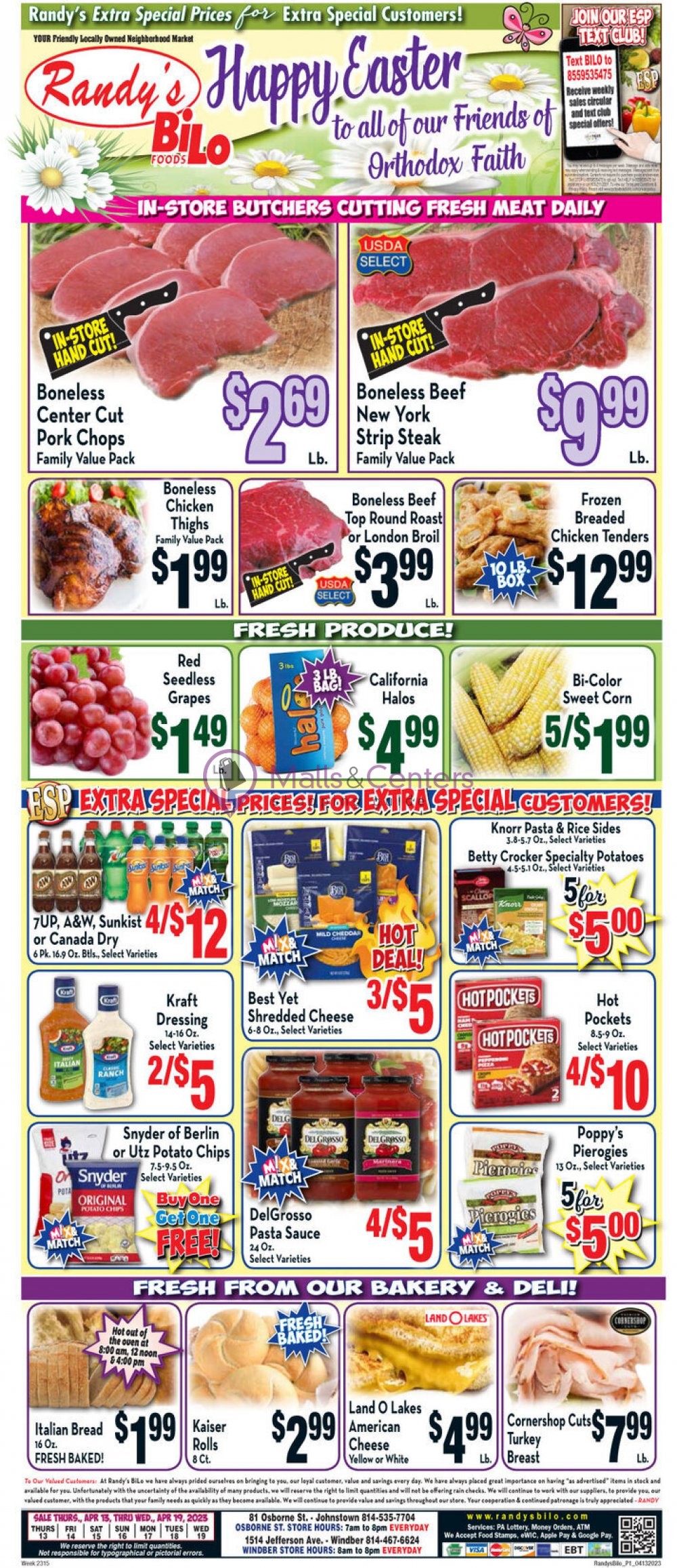 Randy's BiLo Foods Weekly ad valid from 04/13/2023 to 04/19/2023