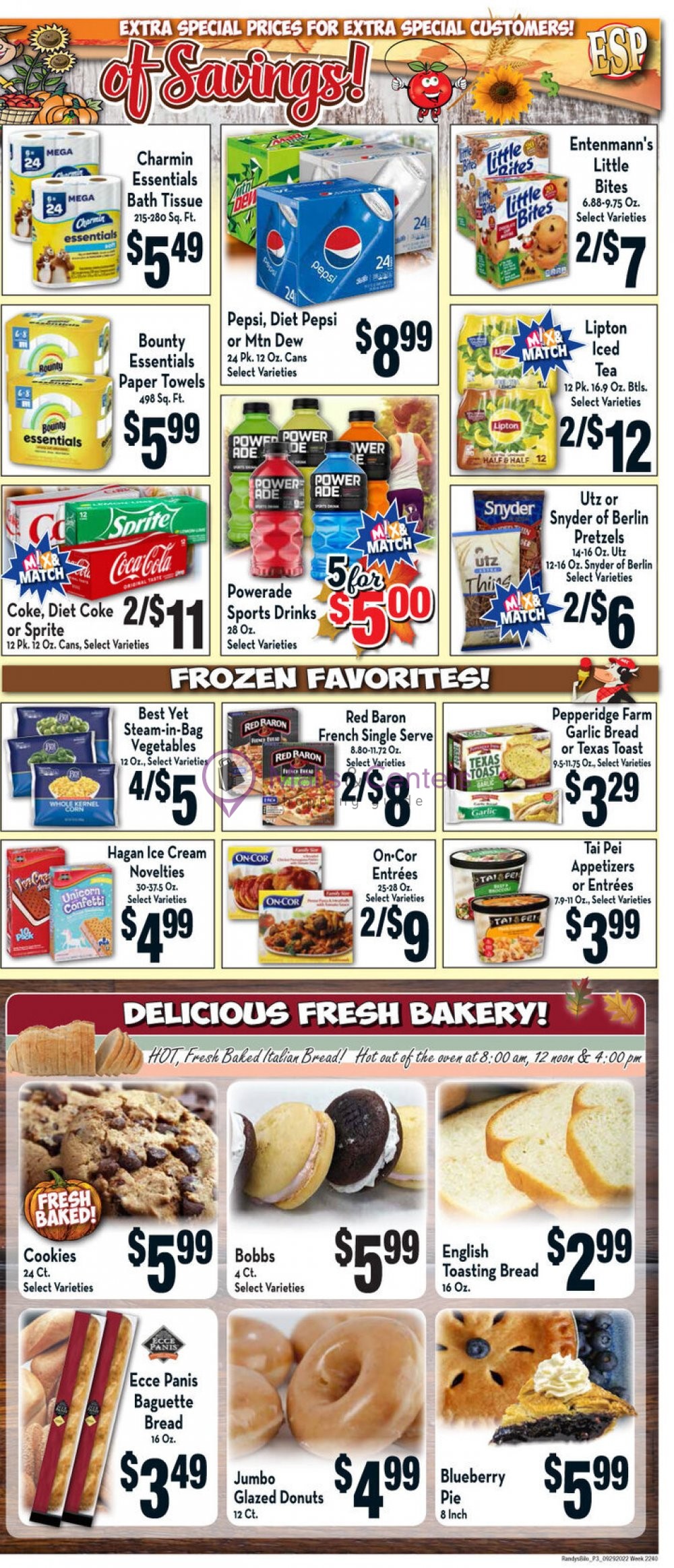 Randy's BiLo Foods Weekly ad valid from 09/29/2022 to 10/05/2022