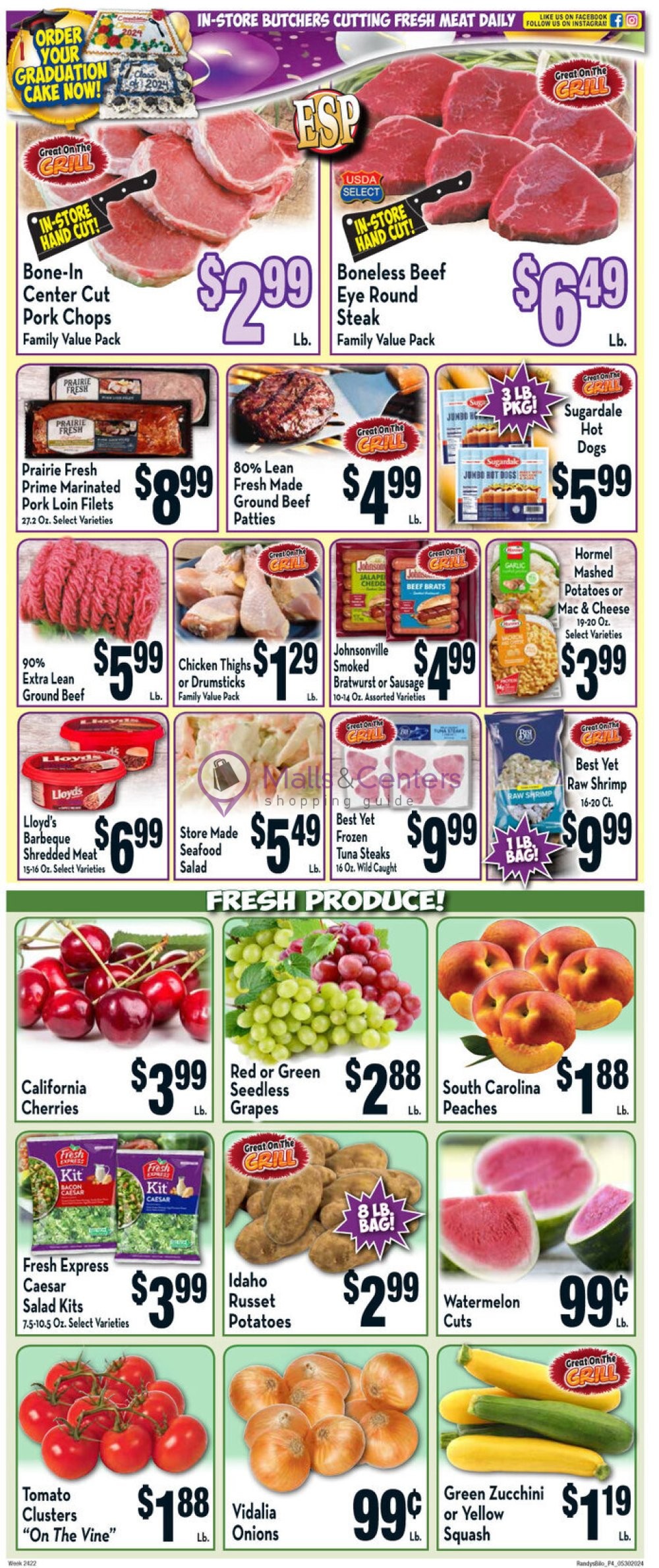 Weekly ad for Randy's BiLo Foods valid: 05/30/2024 - 06/05/2024, page 4 Weekly ad for Randy's BiLo Foods valid: 05/30/2024 - 06/05/2024, page 4