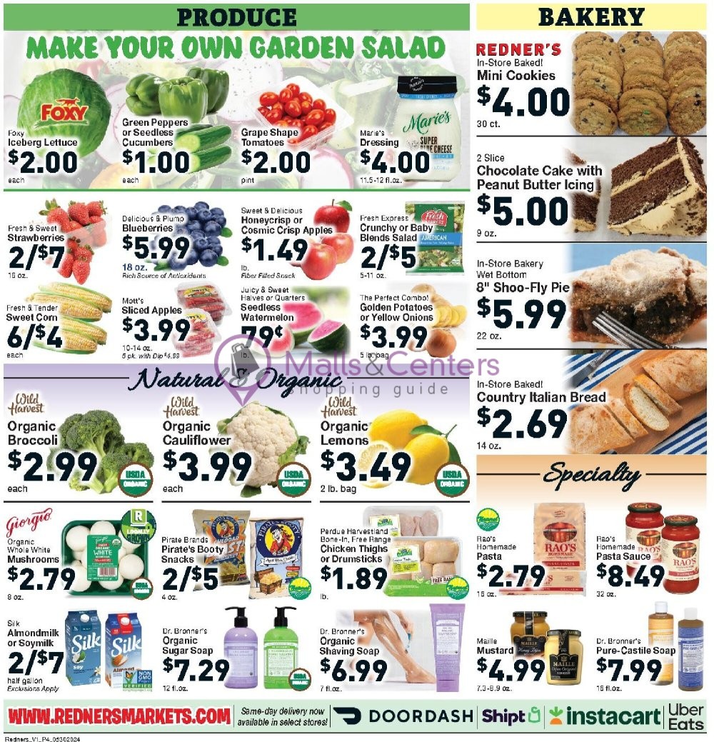 Weekly ad for Redner's Markets valid: 05/30/2024 - 06/05/2024, page 6 Weekly ad for Redner's Markets valid: 05/30/2024 - 06/05/2024, page 6