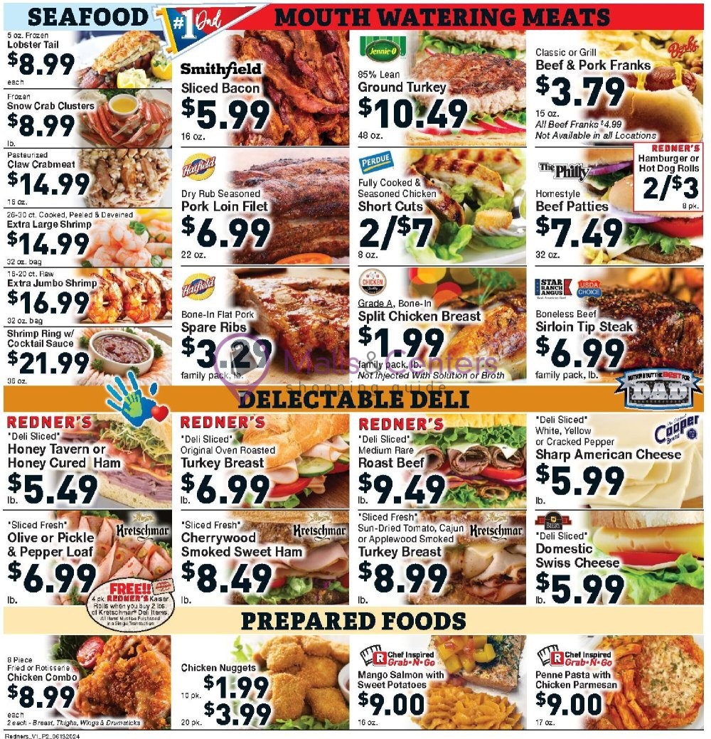 Weekly ad for Redner's Markets valid: 06/13/2024 - 06/19/2024, page 4 Weekly ad for Redner's Markets valid: 06/13/2024 - 06/19/2024, page 4