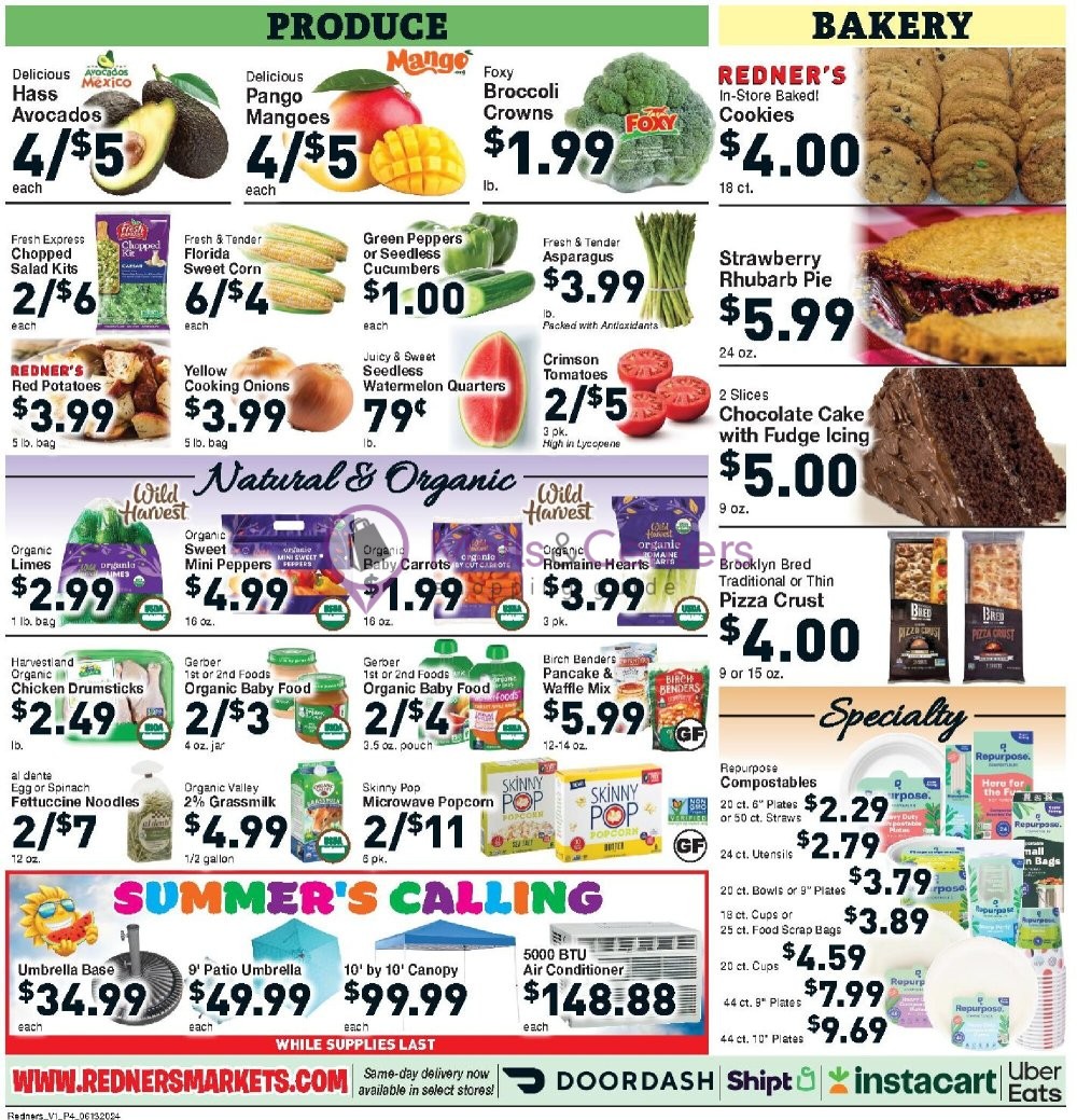 Weekly ad for Redner's Markets valid: 06/13/2024 - 06/19/2024, page 6 Weekly ad for Redner's Markets valid: 06/13/2024 - 06/19/2024, page 6