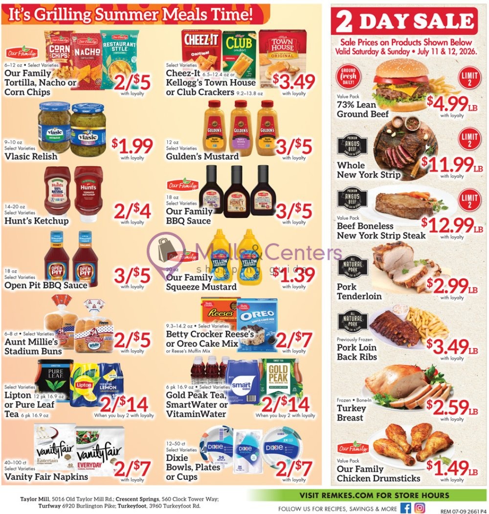 Weekly ad for Remke Markets valid: 07/09/2026 - 07/15/2026, page 4