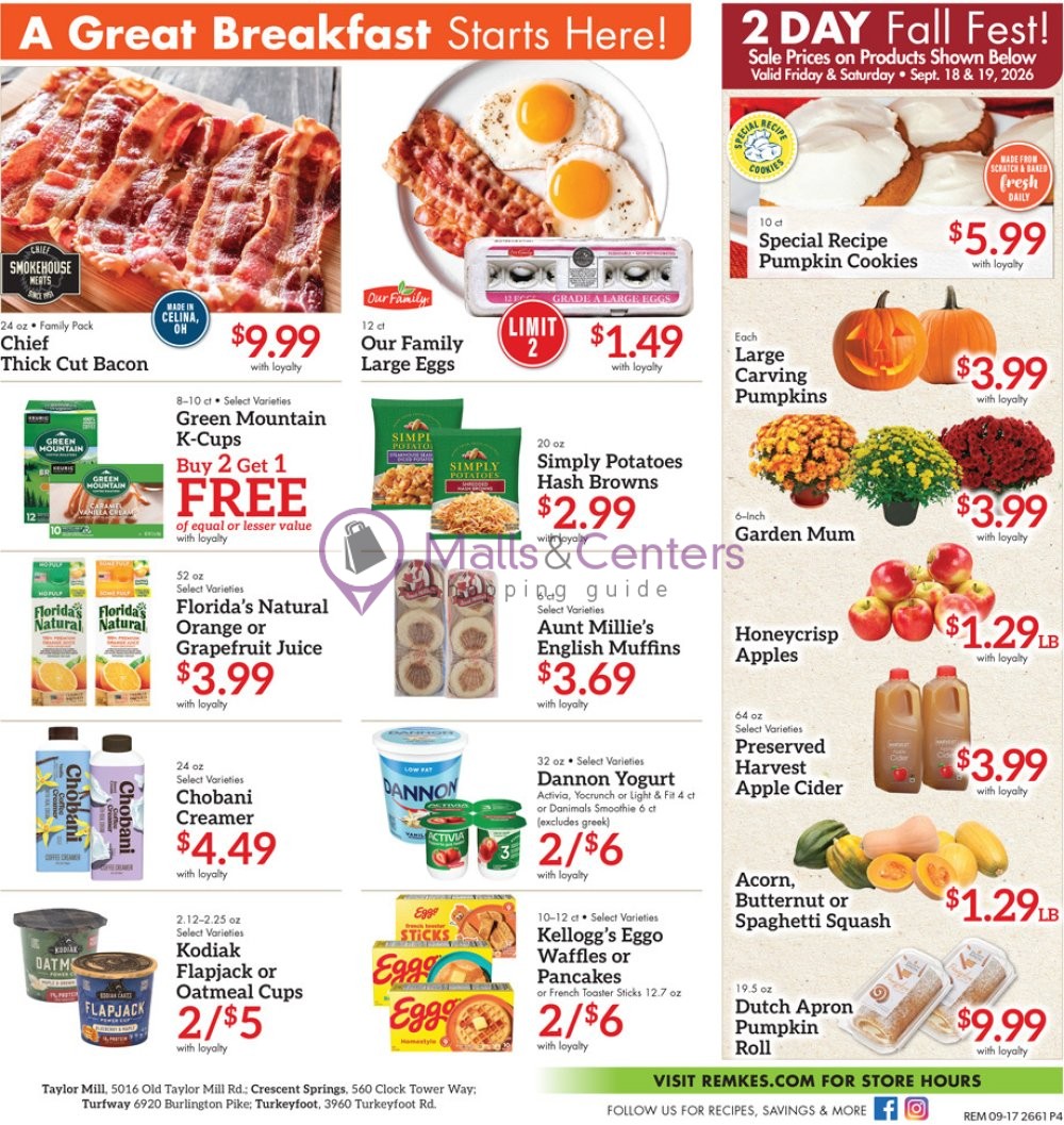 Weekly ad for Remke Markets valid: 09/17/2026 - 09/23/2026, page 4