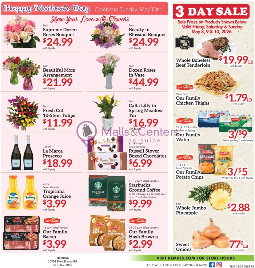 Weekly ad for Remke Markets valid: 05/07/2026 - 05/13/2026, page 4