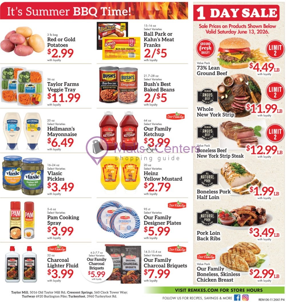 Weekly ad for Remke Markets valid: 06/11/2026 - 06/17/2026, page 4