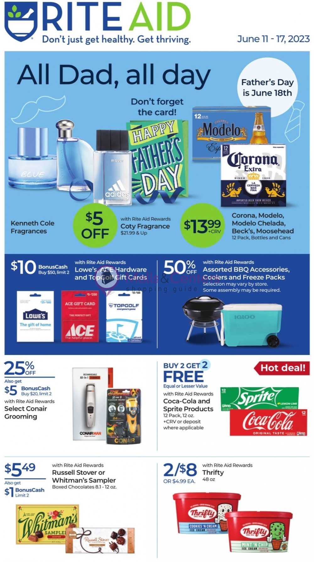 Rite Aid Pharmacy Weekly ad valid from 06/11/2023 to 06/17/2023 MallsCenters