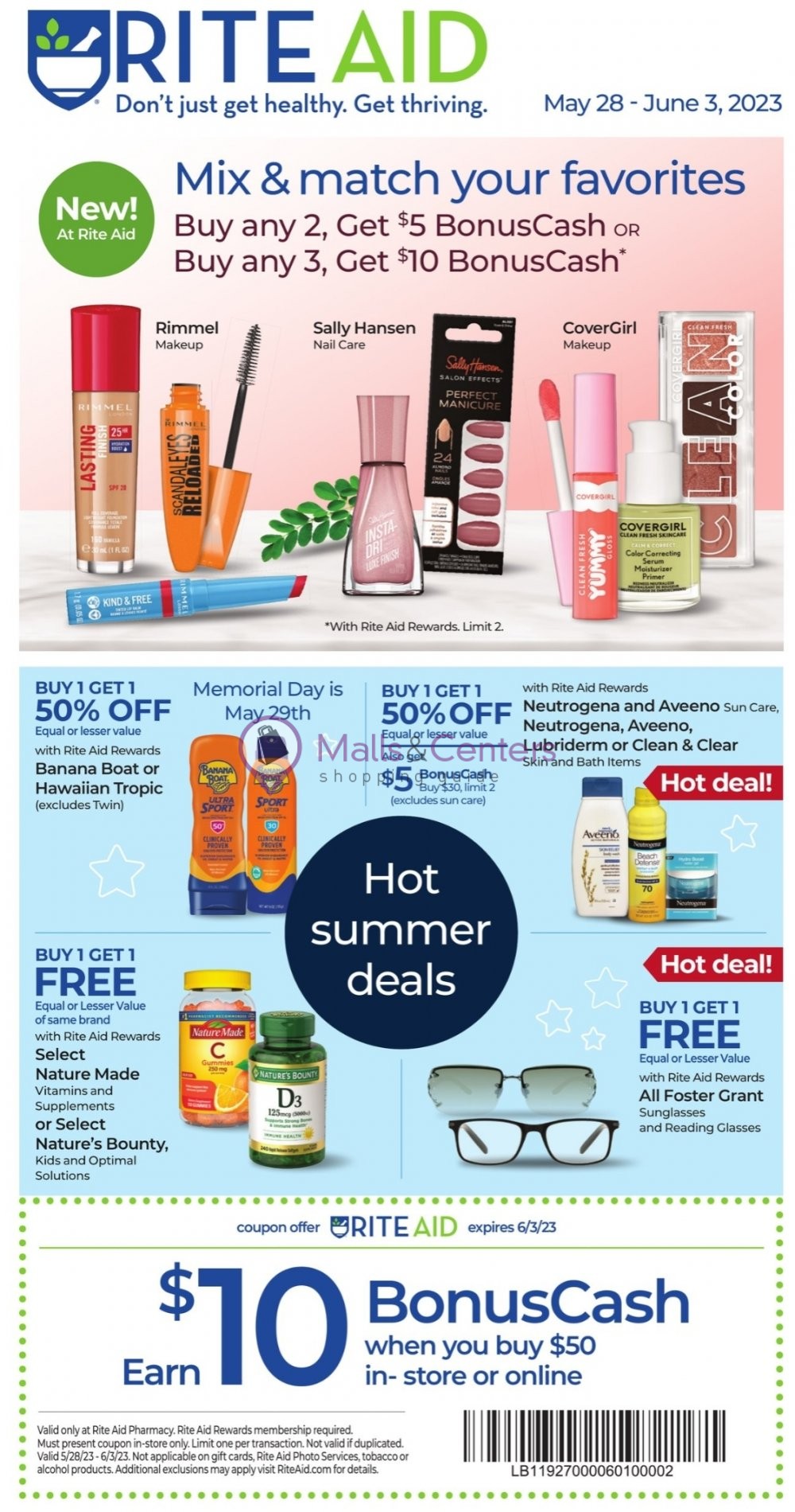 Rite Aid Pharmacy Weekly ad valid from 05/28/2023 to 06/03/2023