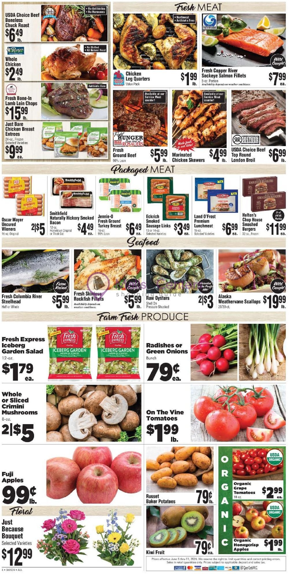 Weekly ad for Rosauers Supermarkets valid: 06/05/2024 - 06/11/2024, page 4 Weekly ad for Rosauers Supermarkets valid: 06/05/2024 - 06/11/2024, page 4