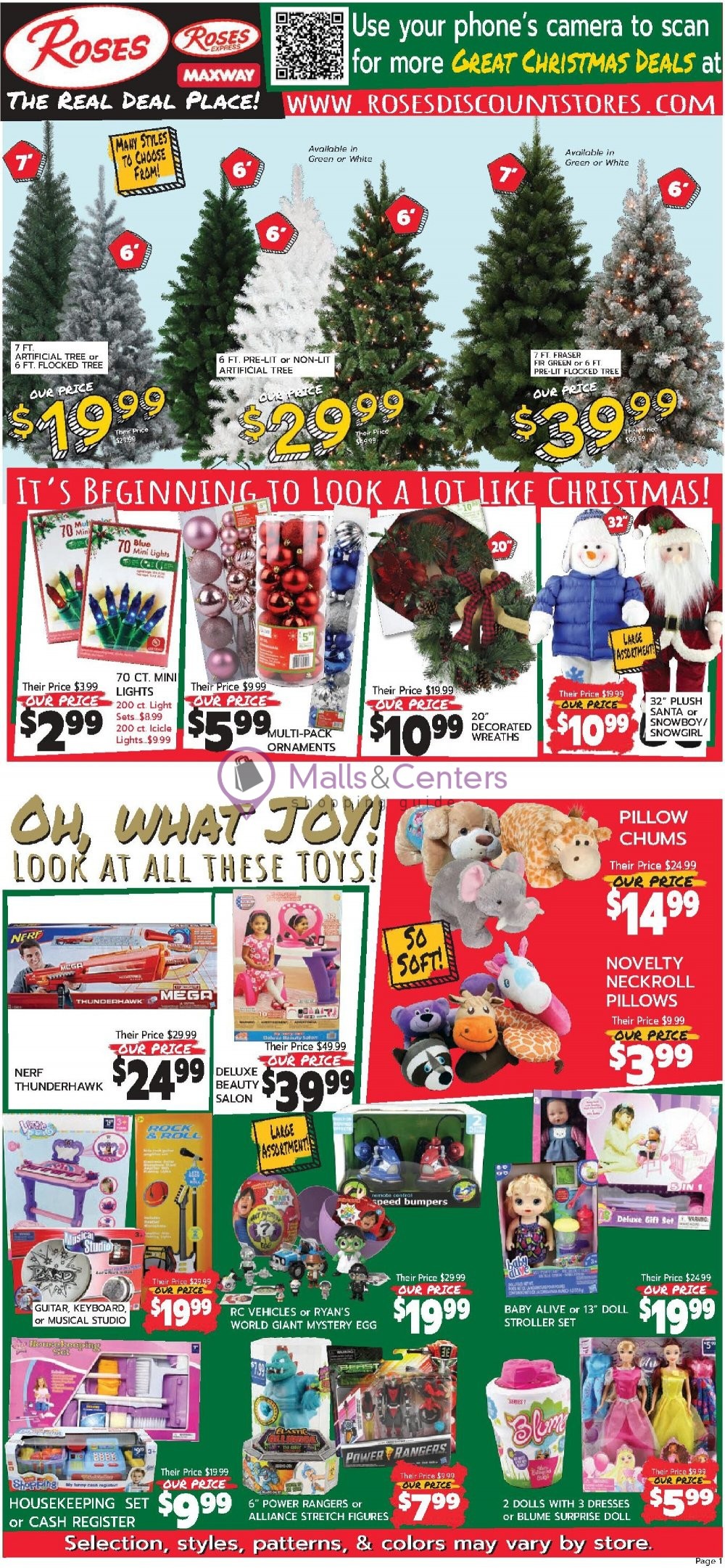 Roses Discount Stores Weekly ad valid from 12/01/2020 to 12/31/2020