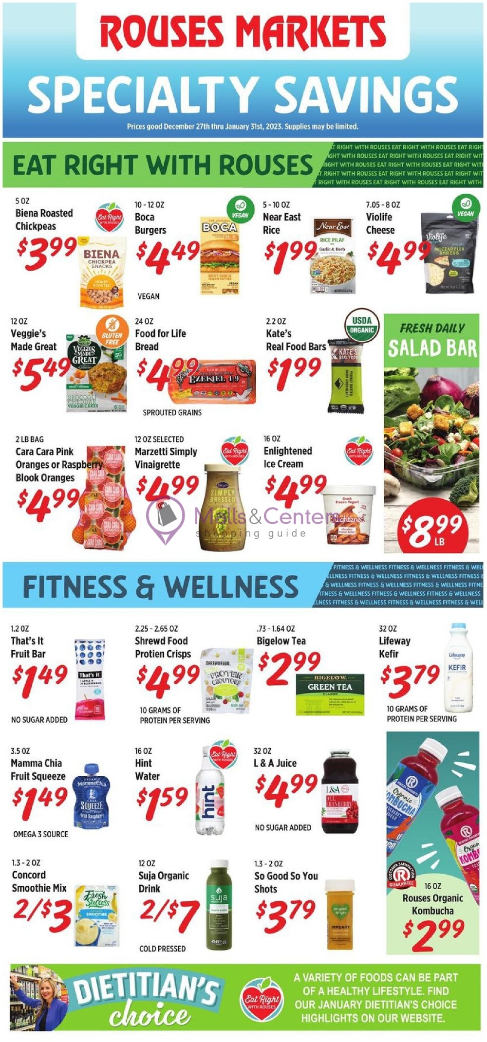 Rouses Supermarkets Weekly ad valid from 12/27/2023 to 01/31/2024