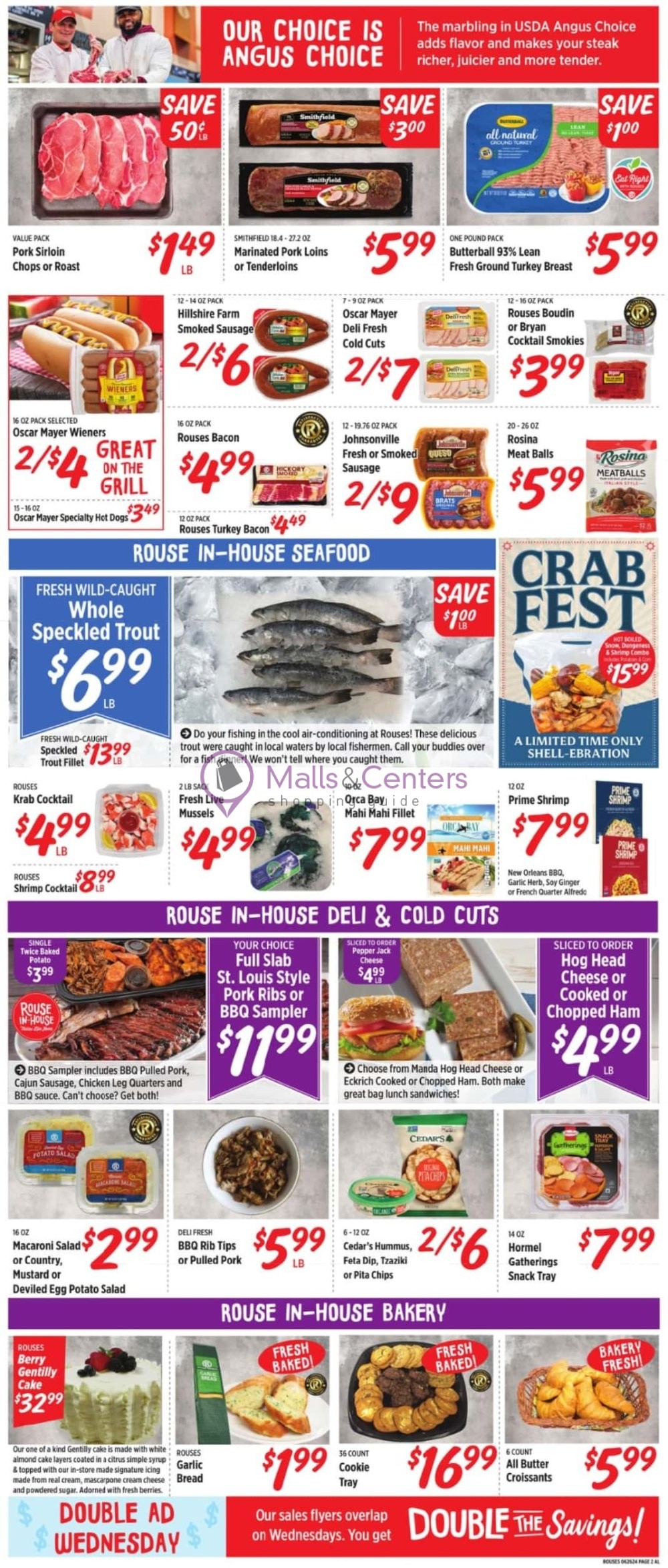 Weekly ad for Rouses Supermarkets valid: 06/26/2024 - 07/04/2024, page 2