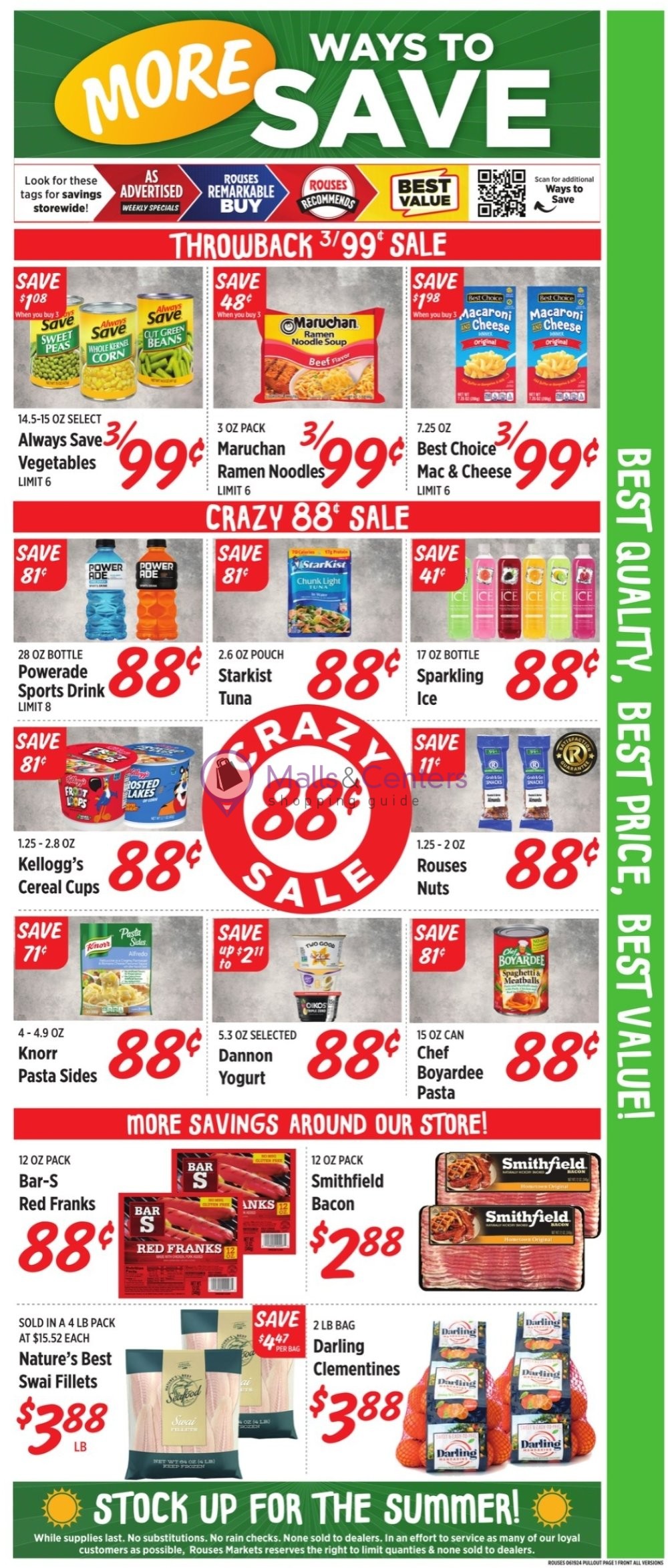 Weekly ad for Rouses Supermarkets valid: 06/19/2024 - 06/26/2024, page 3