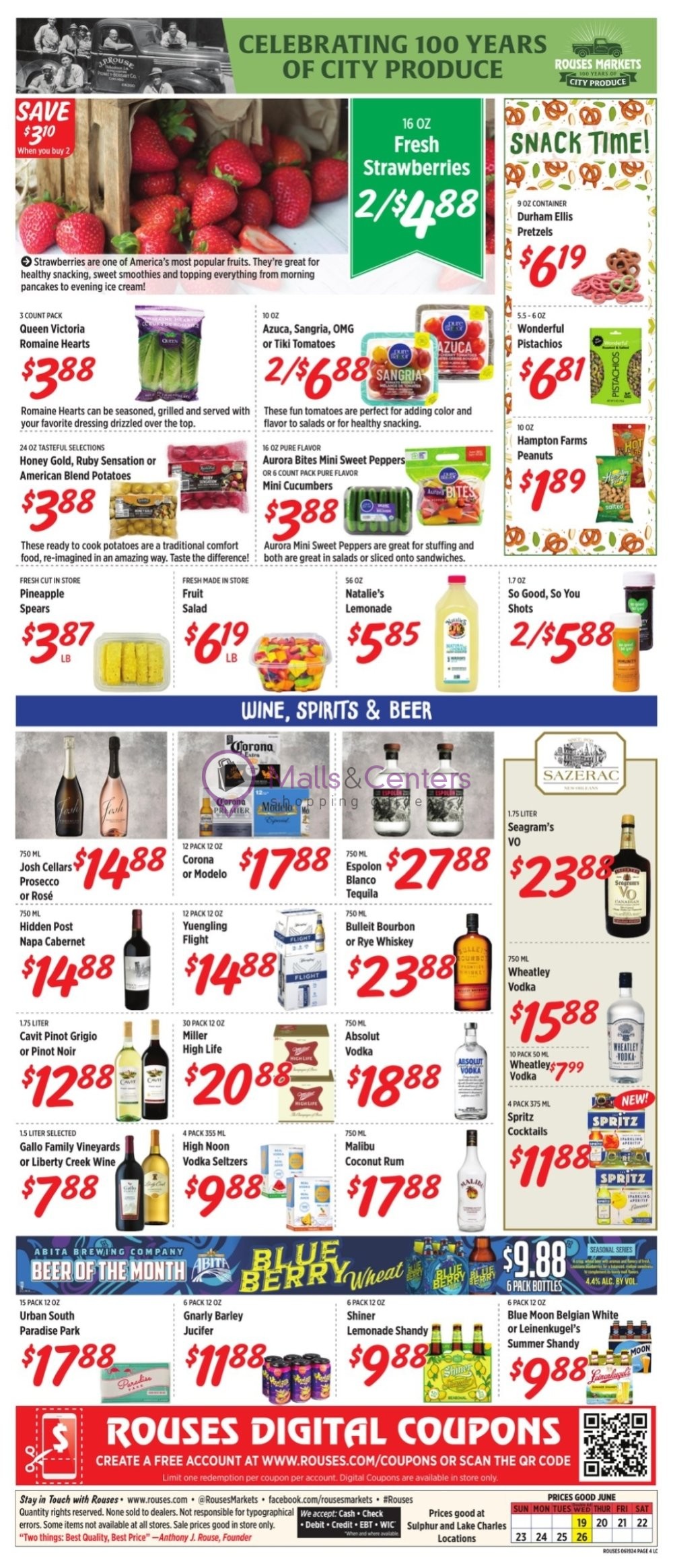 Weekly ad for Rouses Supermarkets valid: 06/19/2024 - 06/26/2024, page 6