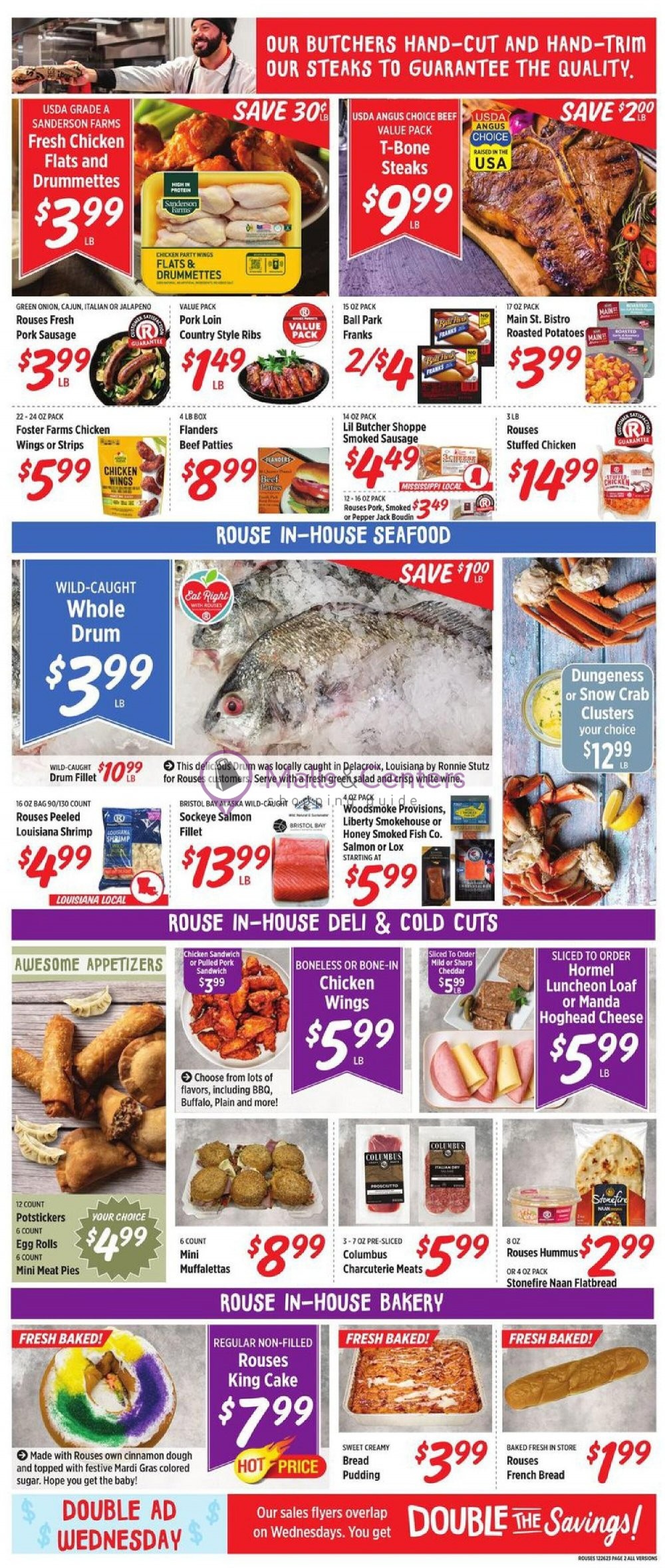 Rouses Supermarkets Weekly ad valid from 12/26/2023 to 01/03/2024