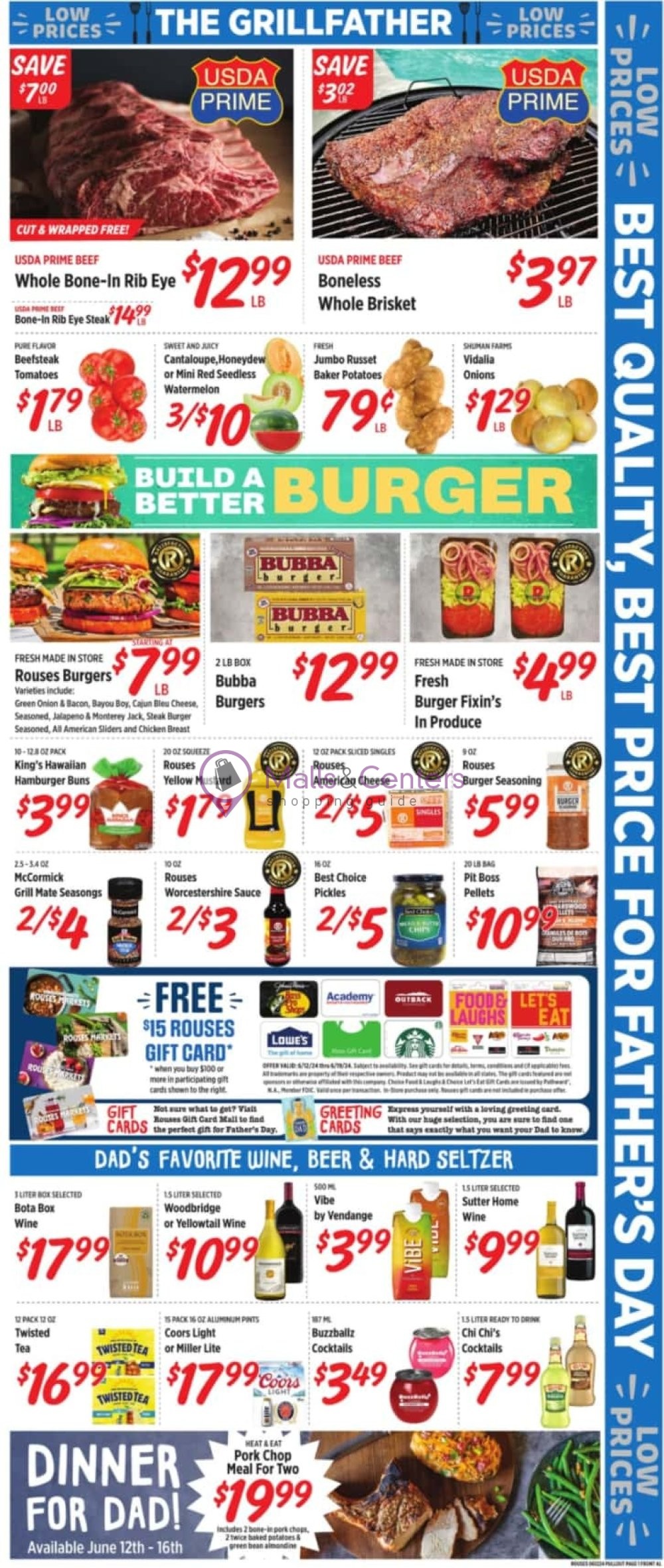 Weekly ad for Rouses Supermarkets valid: 06/12/2024 - 06/19/2024, page 3