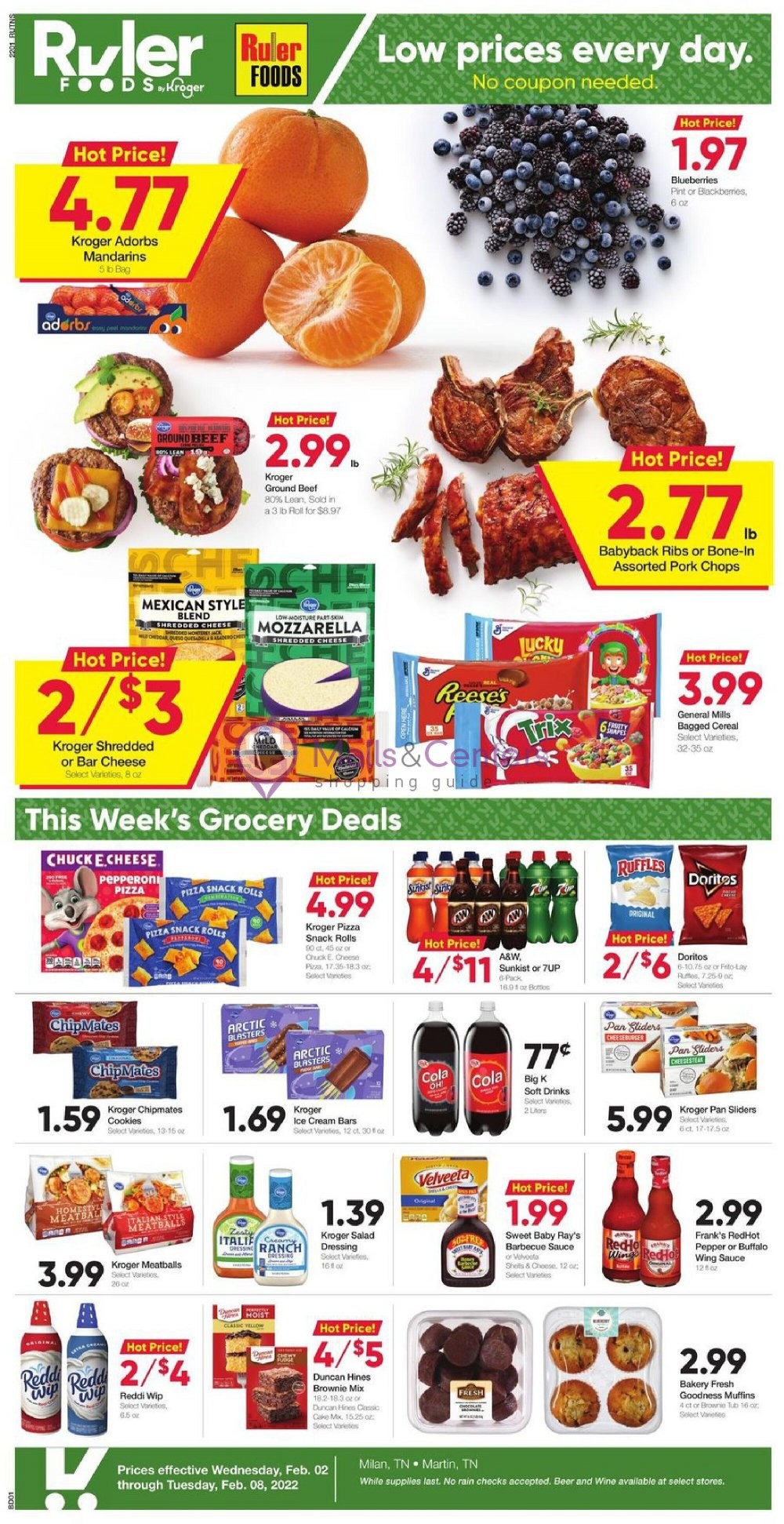 Ruler Foods Weekly ad valid from 02/02/2022 to 02/08/2022 MallsCenters