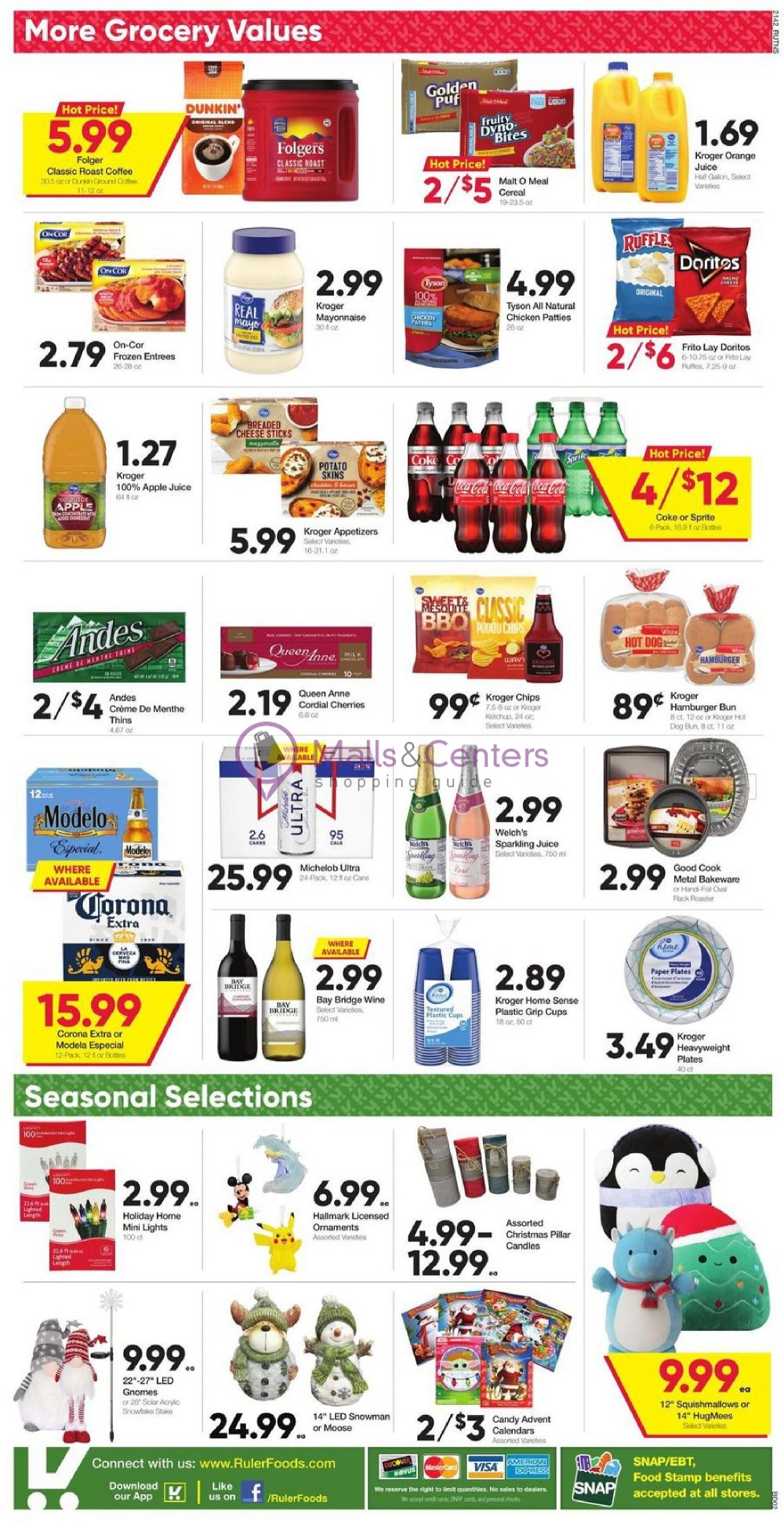 Ruler Foods Weekly ad valid from 11/17/2021 to 11/24/2021 MallsCenters