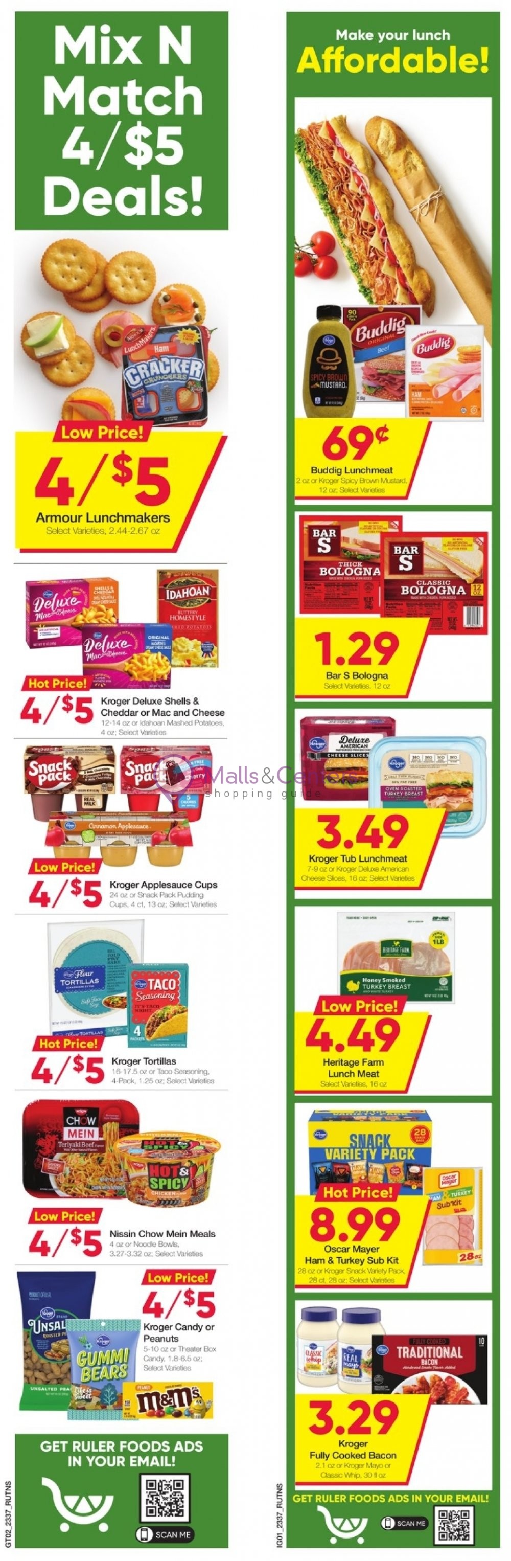 Ruler Foods Weekly ad valid from 10/11/2023 to 10/24/2023 MallsCenters