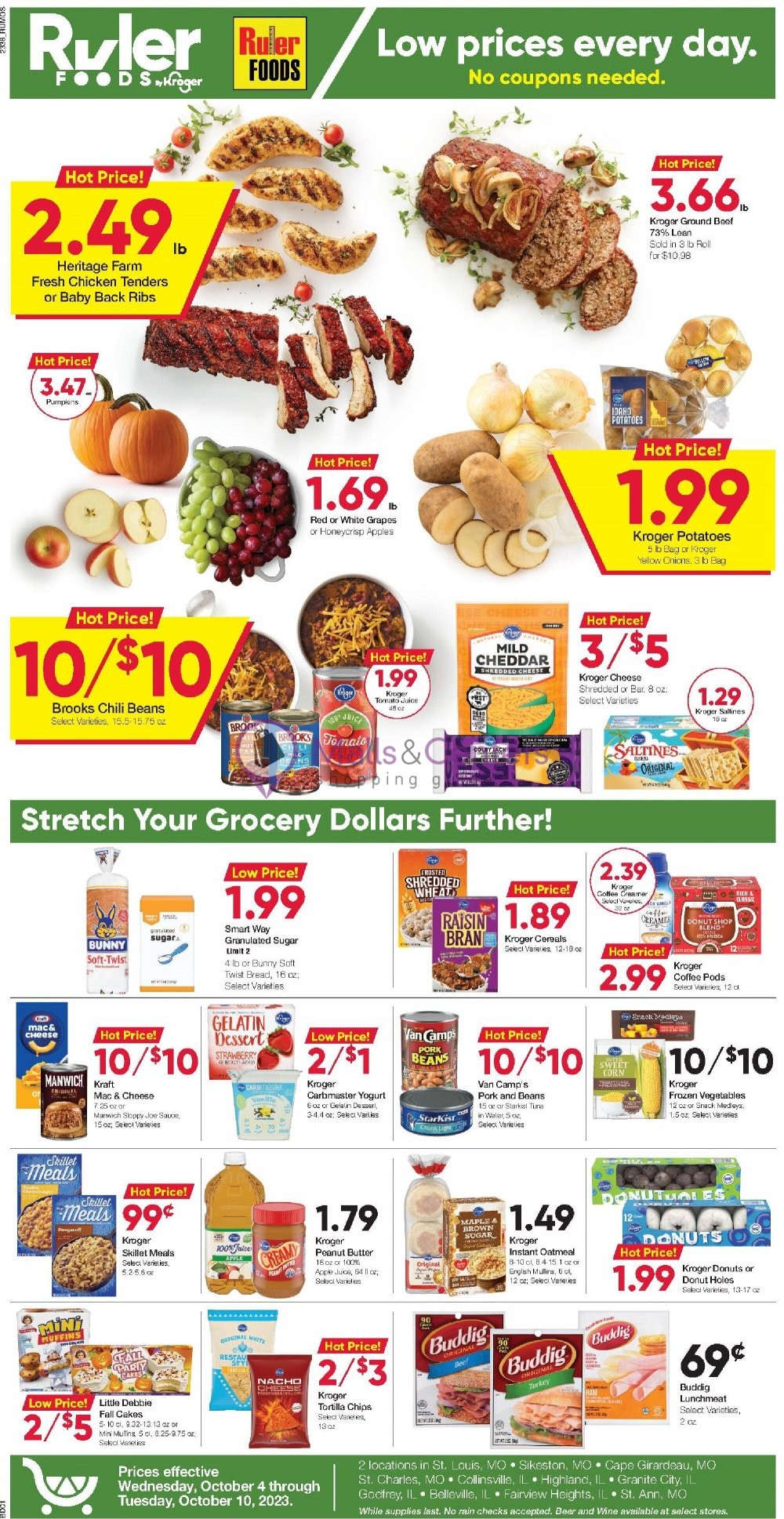Ruler Foods Weekly ad valid from 10/04/2023 to 10/10/2023 MallsCenters