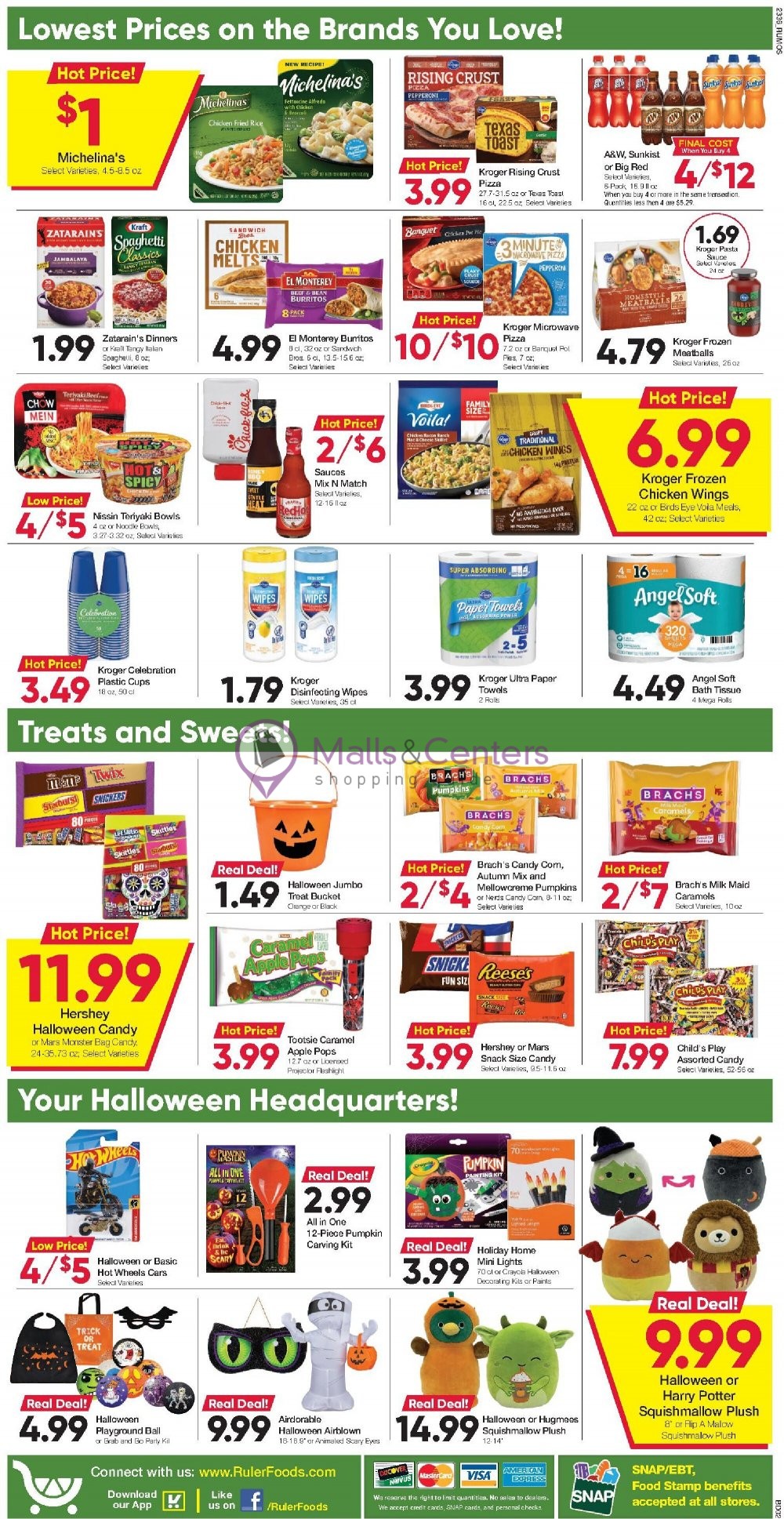 Ruler Foods Weekly ad valid from 10/04/2023 to 10/10/2023 MallsCenters
