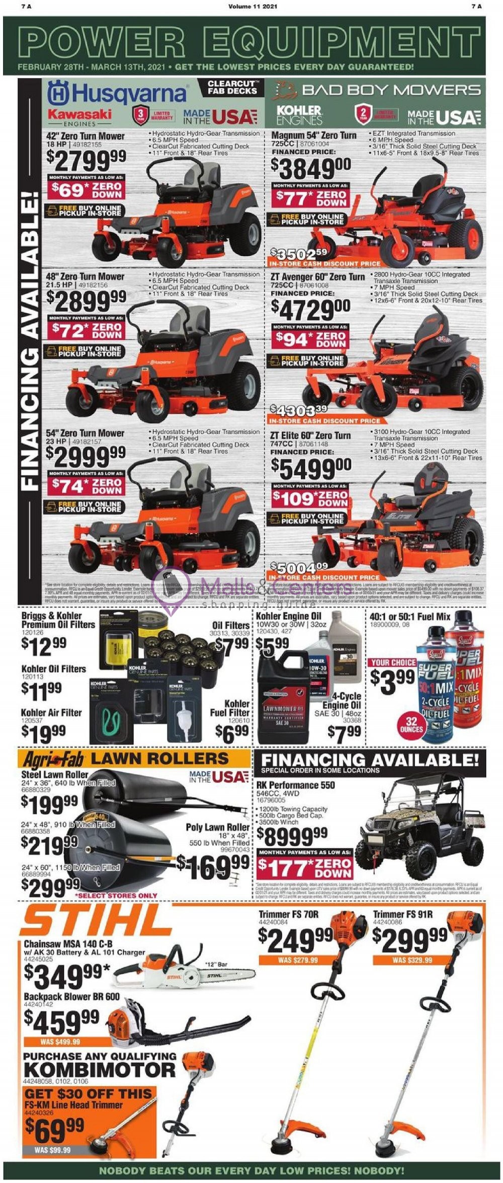 Rural King Weekly Ad sales & flyers specials MallsCenters