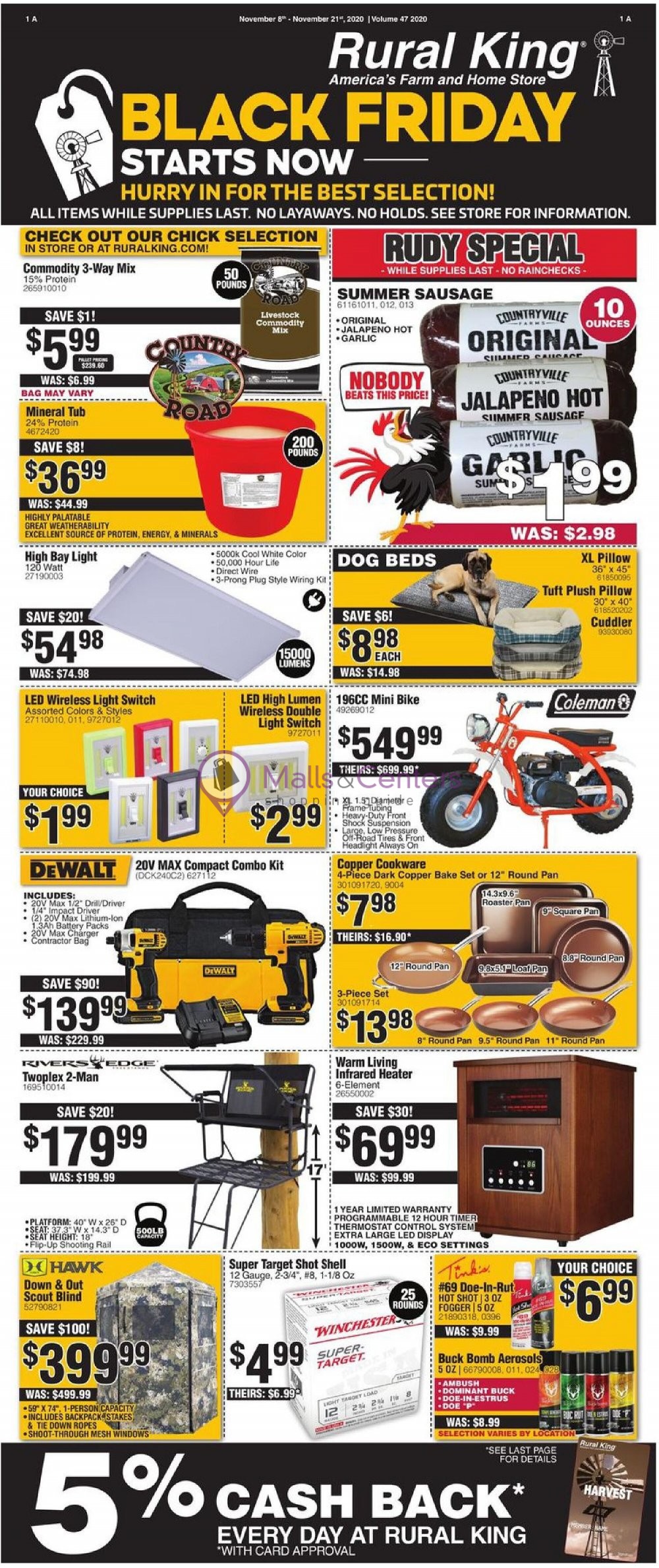 Rural King Weekly Ad Valid From 11 08 2020 To 11 21 2020 Mallscenters