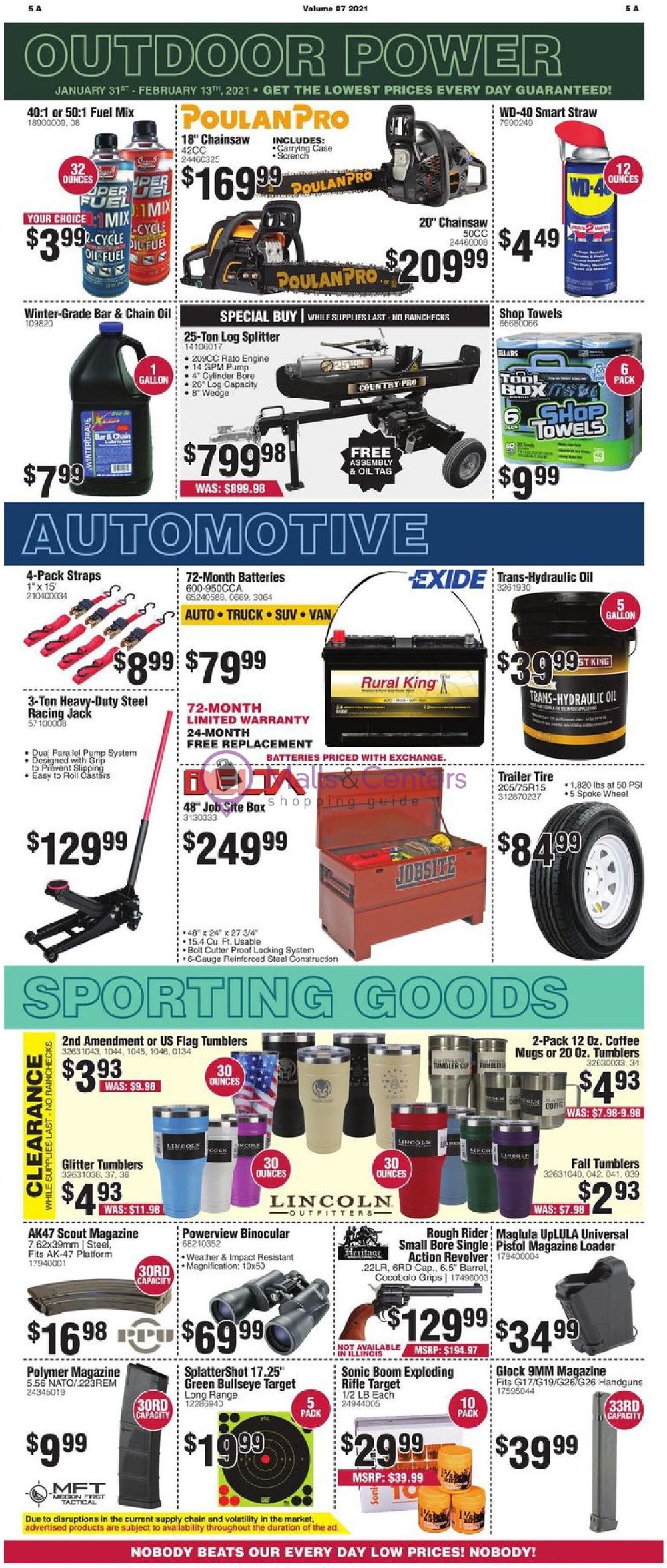 Rural King Weekly Ad sales & flyers specials MallsCenters