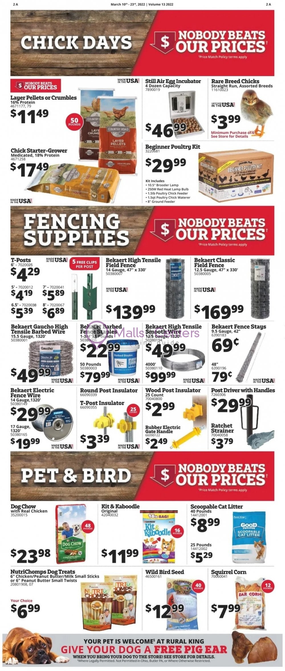 Rural King Weekly ad valid from 03/10/2022 to 03/23/2022 MallsCenters