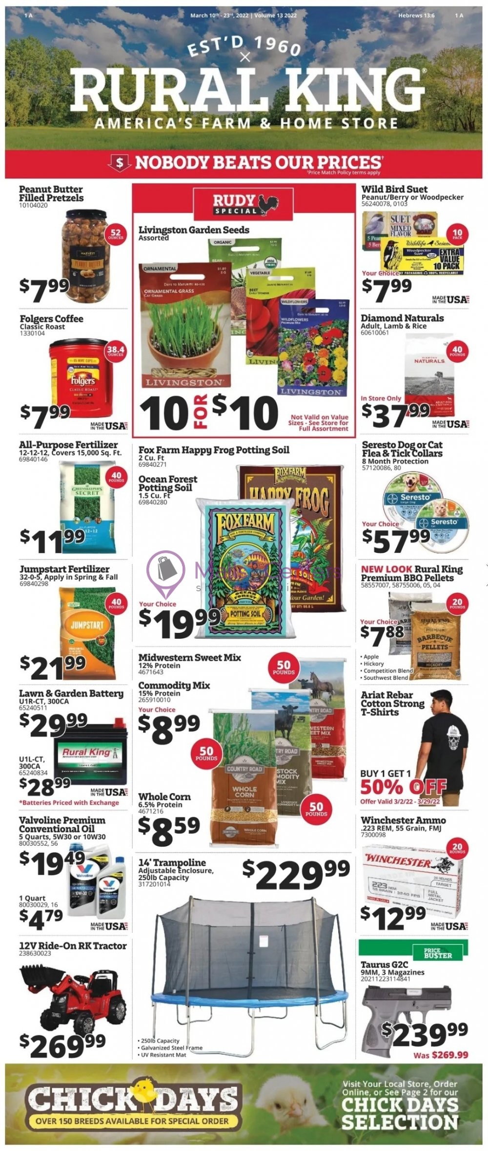 Rural King Weekly ad valid from 03/10/2022 to 03/23/2022 MallsCenters