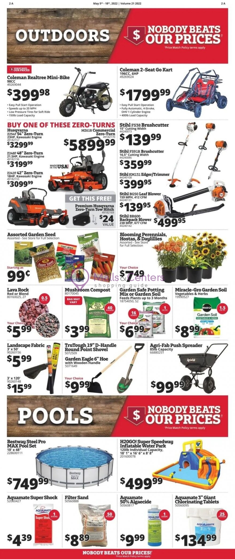 Rural King Weekly ad valid from 05/05/2022 to 05/18/2022 MallsCenters