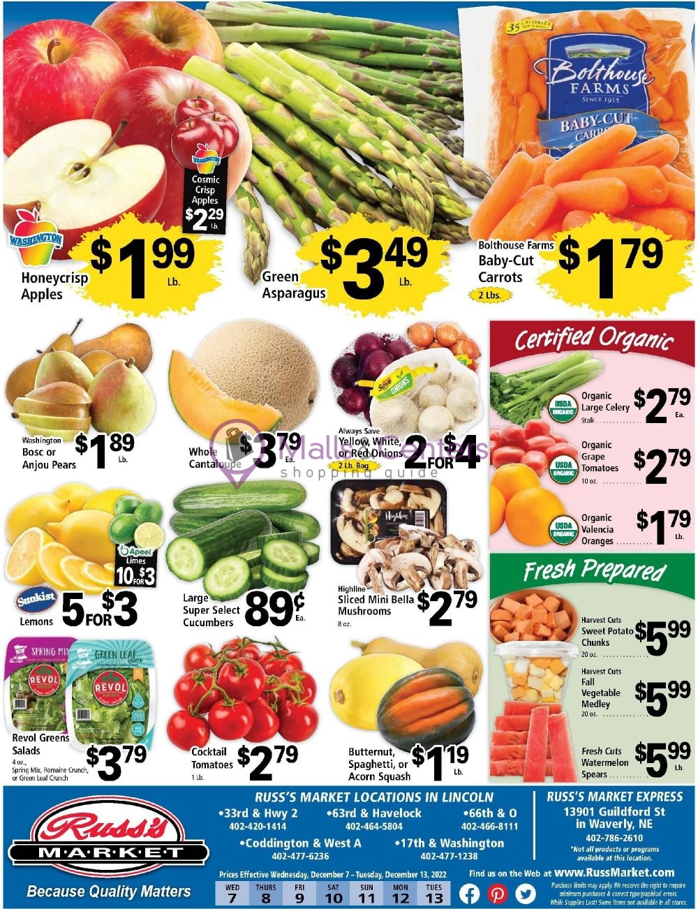 Russ's Market Weekly ad valid from 12/07/2022 to 12/13/2022 MallsCenters